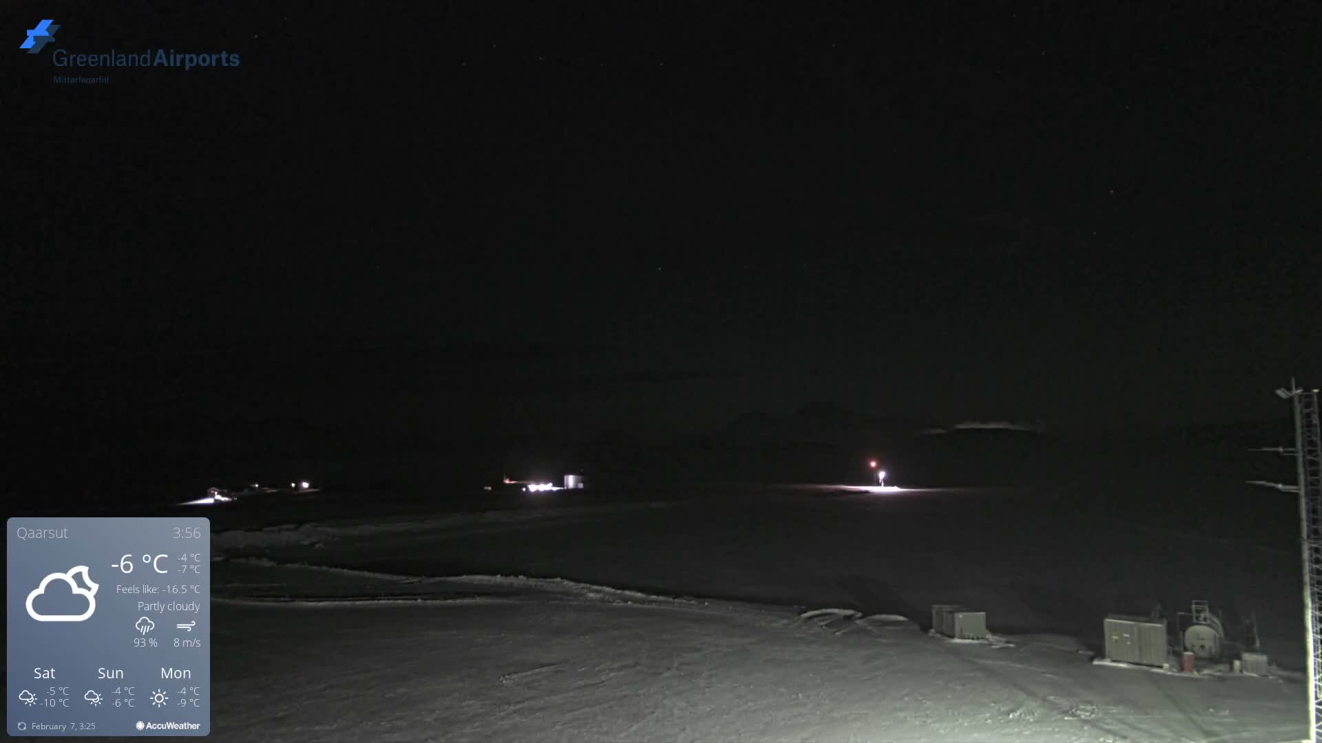 Qaarsut Airport (Mittarfik Qaarsut) East Towards View Live Cam JQA / BGUQ  - Qaarsut, Avannaata, Greenland, Denmark