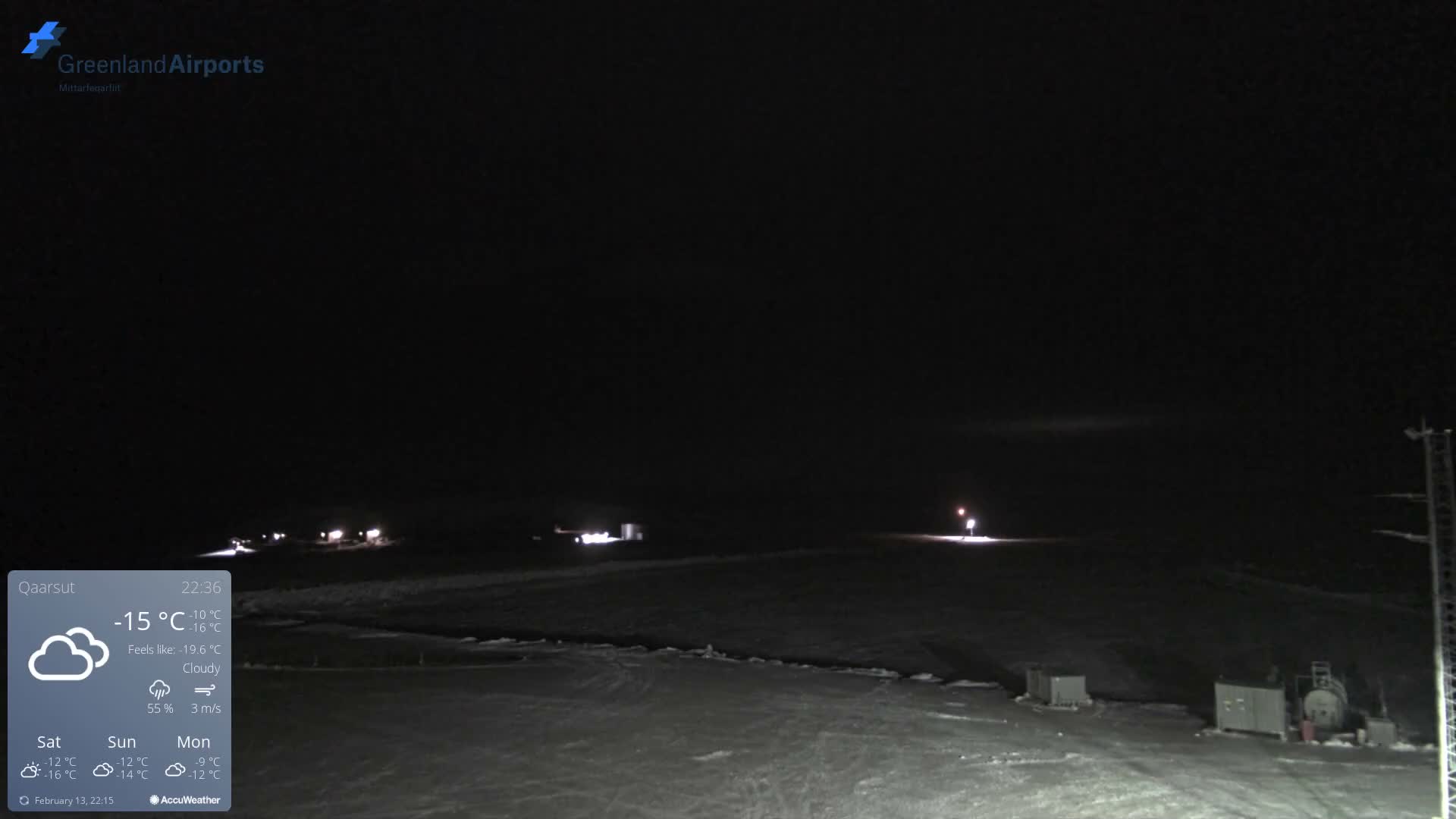 Qaarsut Airport (Mittarfik Qaarsut) East Towards View Live Cam JQA / BGUQ  - Qaarsut, Avannaata, Greenland, Denmark