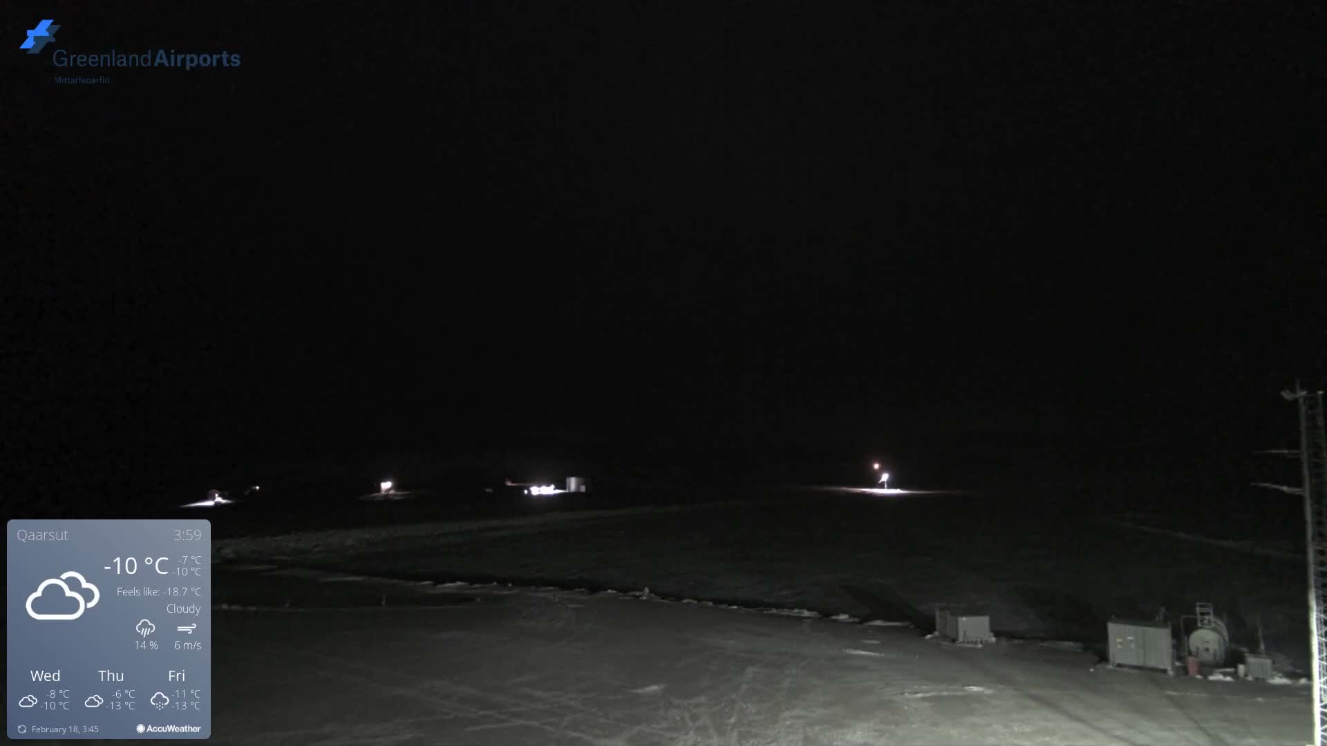 Qaarsut Airport (Mittarfik Qaarsut) East Towards View Live Cam JQA / BGUQ  - Qaarsut, Avannaata, Greenland, Denmark