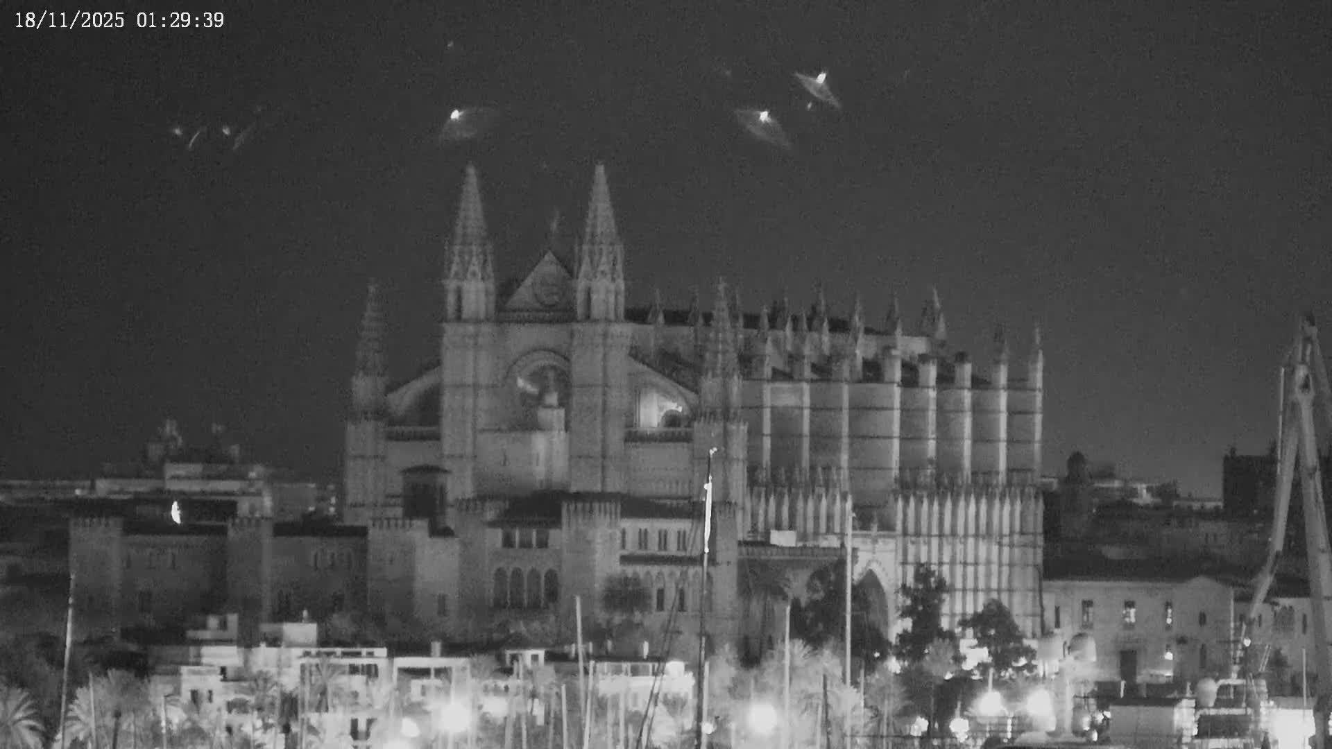 Palma de Mallorca, Paseo Maritimo (Av. de Gabriel Roca) & Marina Port de Mallorca Live Cam -Son Armadams, Ponent Discrict, Palma de Mallorca, Balearic Island, Spain