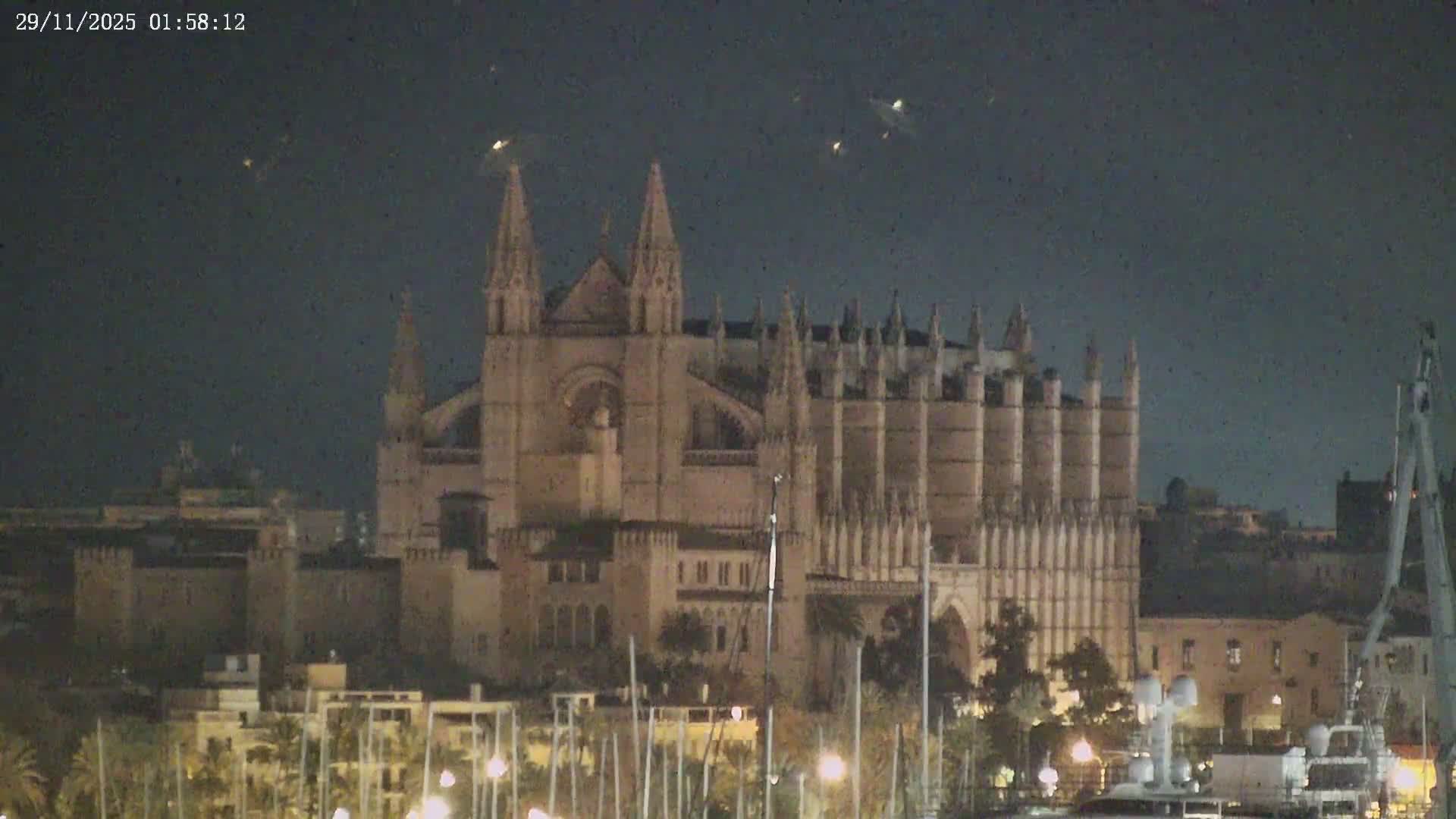 Palma de Mallorca, Paseo Maritimo (Av. de Gabriel Roca) & Marina Port de Mallorca Live Cam -Son Armadams, Ponent Discrict, Palma de Mallorca, Balearic Island, Spain