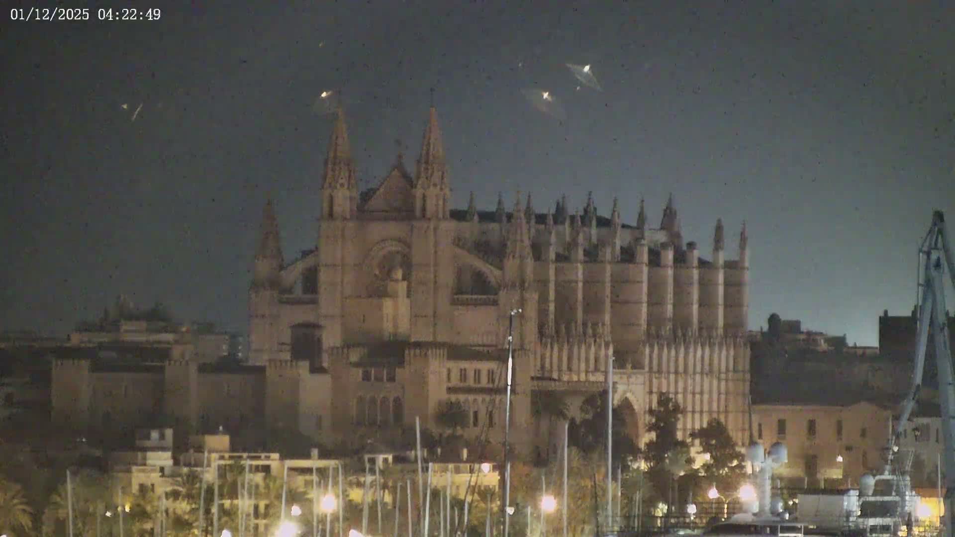 Palma de Mallorca, Paseo Maritimo (Av. de Gabriel Roca) & Marina Port de Mallorca Live Cam -Son Armadams, Ponent Discrict, Palma de Mallorca, Balearic Island, Spain