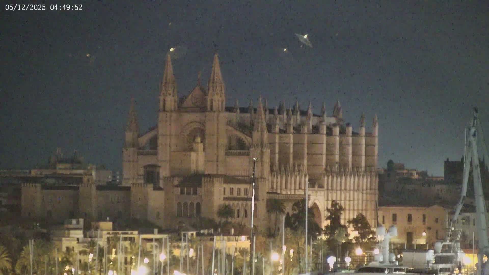 Palma de Mallorca, Paseo Maritimo (Av. de Gabriel Roca) & Marina Port de Mallorca Live Cam -Son Armadams, Ponent Discrict, Palma de Mallorca, Balearic Island, Spain