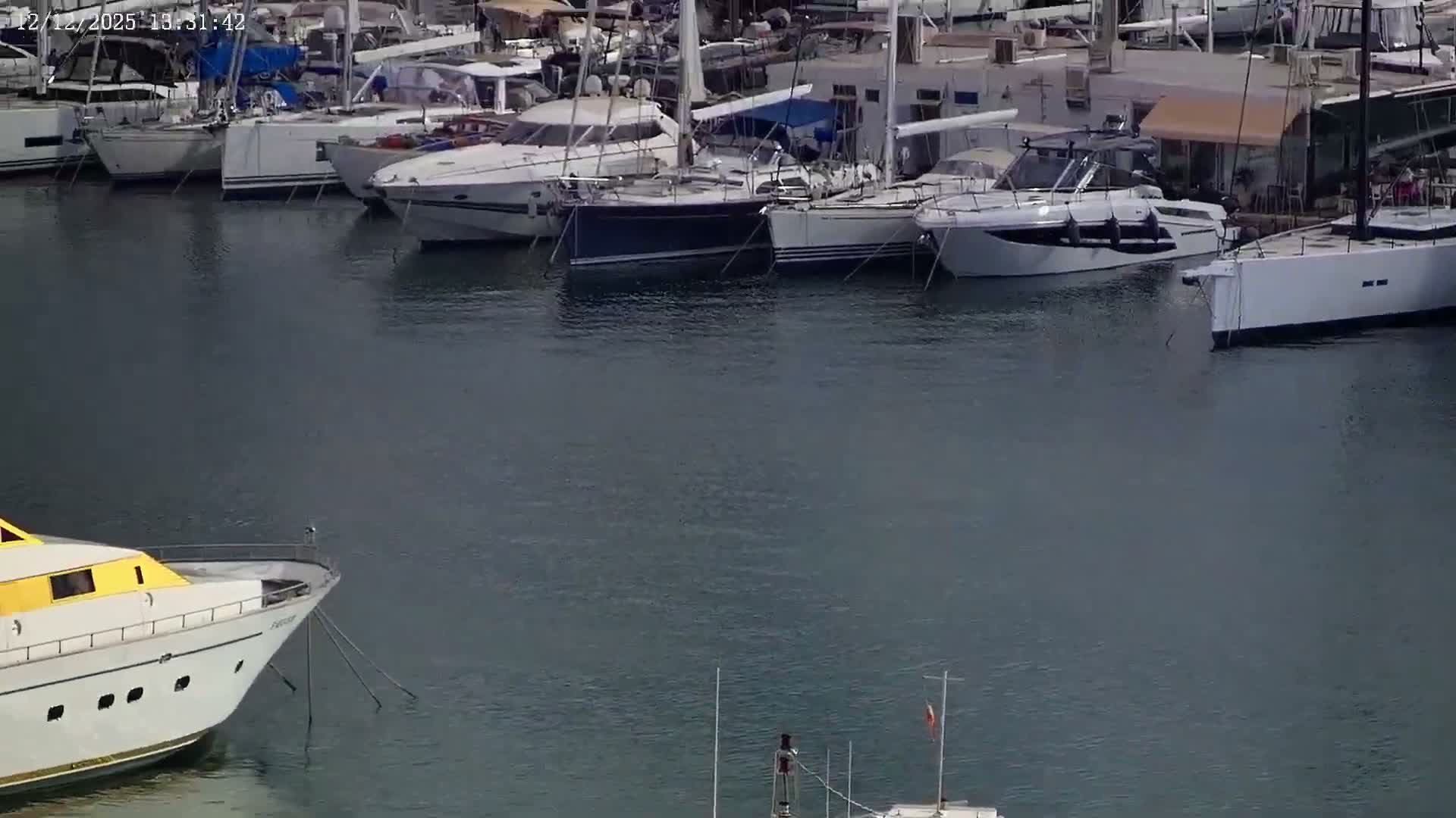 Palma de Mallorca, Paseo Maritimo (Av. de Gabriel Roca) & Marina Port de Mallorca Live Cam -Son Armadams, Ponent Discrict, Palma de Mallorca, Balearic Island, Spain