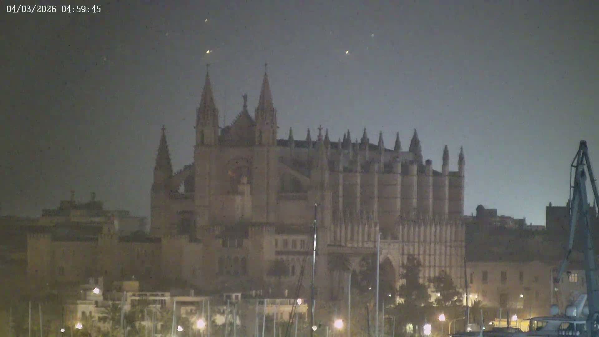 Palma de Mallorca, Paseo Maritimo (Av. de Gabriel Roca) & Marina Port de Mallorca Live Cam -Son Armadams, Ponent Discrict, Palma de Mallorca, Balearic Island, Spain
