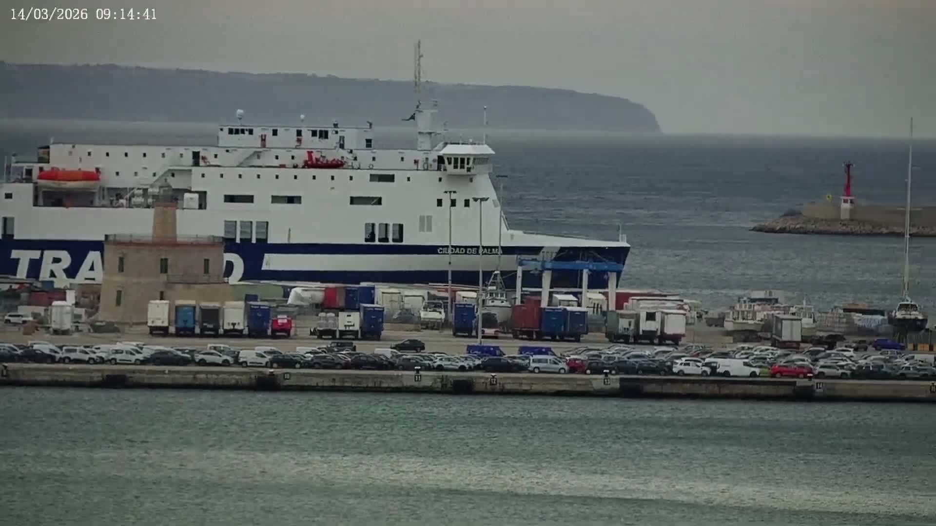 Palma de Mallorca, Paseo Maritimo (Av. de Gabriel Roca) & Marina Port de Mallorca Live Cam -Son Armadams, Ponent Discrict, Palma de Mallorca, Balearic Island, Spain