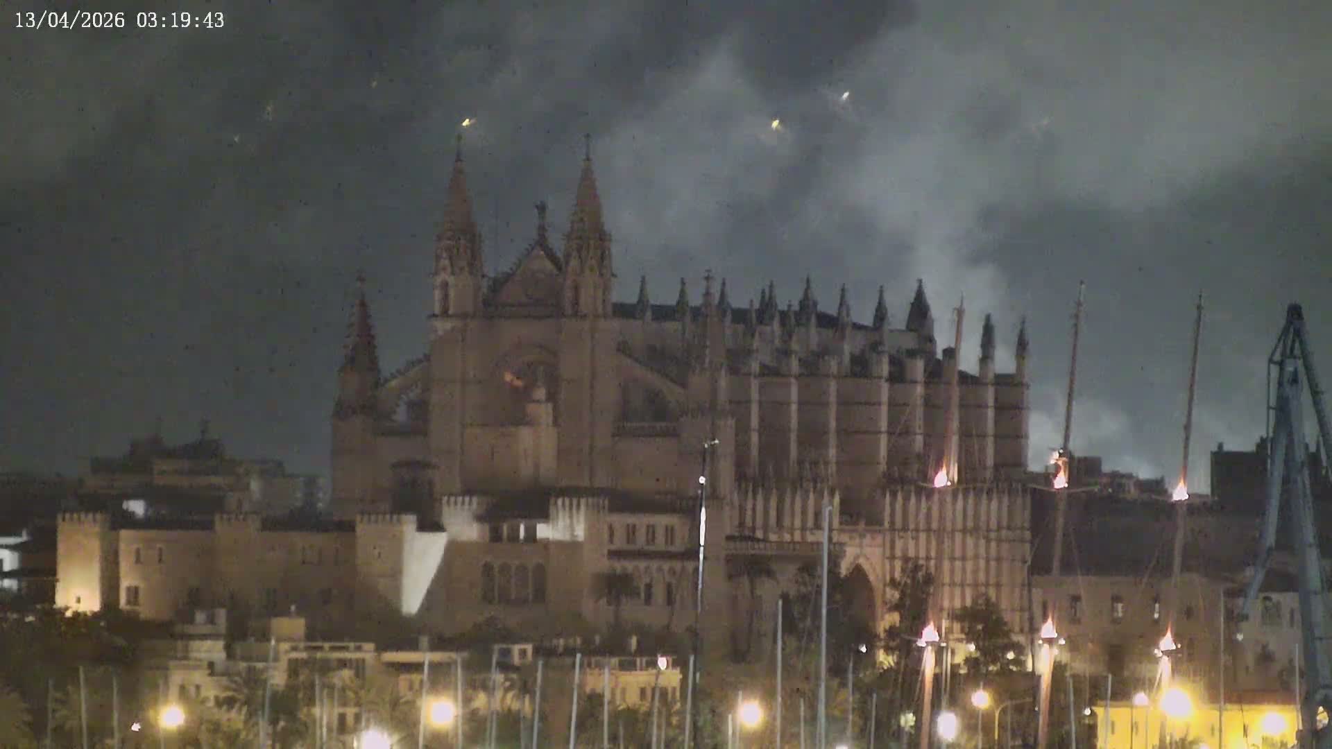 Palma de Mallorca, Paseo Maritimo (Av. de Gabriel Roca) & Marina Port de Mallorca Live Cam -Son Armadams, Ponent Discrict, Palma de Mallorca, Balearic Island, Spain