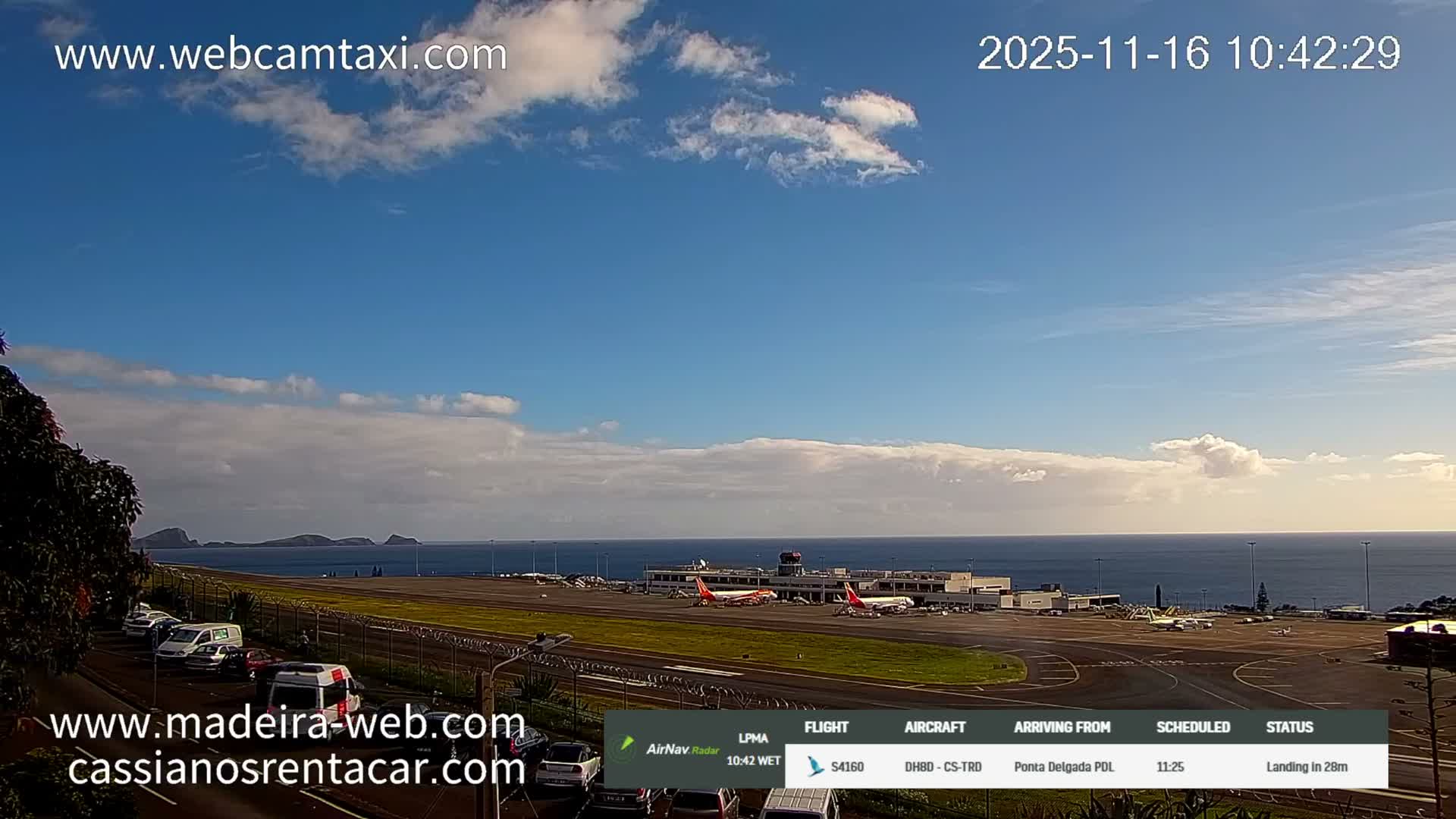 Desertas Island & Funchal Cristiano Ronaldo Madeira  International Airport Radio & Live Cam 360 Panaromic FNC/LPMA - Santa Cruz , Madeira, Portugal