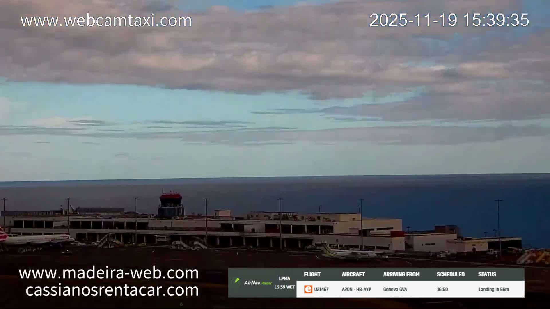Desertas Island & Funchal Cristiano Ronaldo Madeira  International Airport Radio & Live Cam 360 Panaromic FNC/LPMA - Santa Cruz , Madeira, Portugal