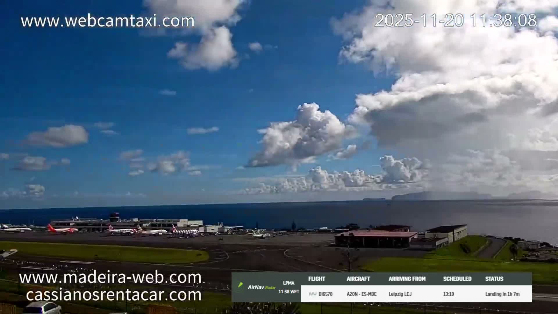 Desertas Island & Funchal Cristiano Ronaldo Madeira  International Airport Radio & Live Cam 360 Panaromic FNC/LPMA - Santa Cruz , Madeira, Portugal