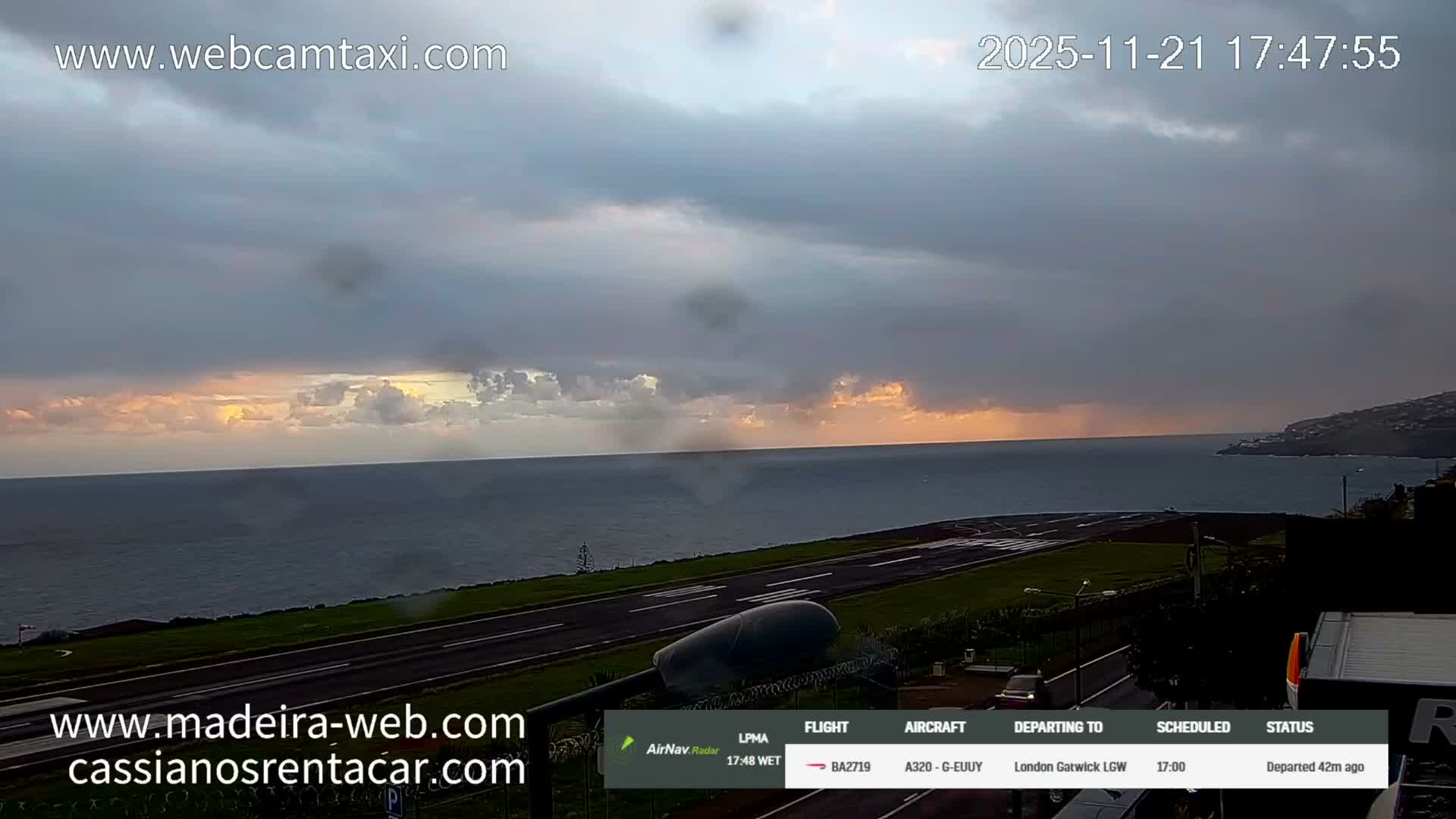 Desertas Island & Funchal Cristiano Ronaldo Madeira  International Airport Radio & Live Cam 360 Panaromic FNC/LPMA - Santa Cruz , Madeira, Portugal