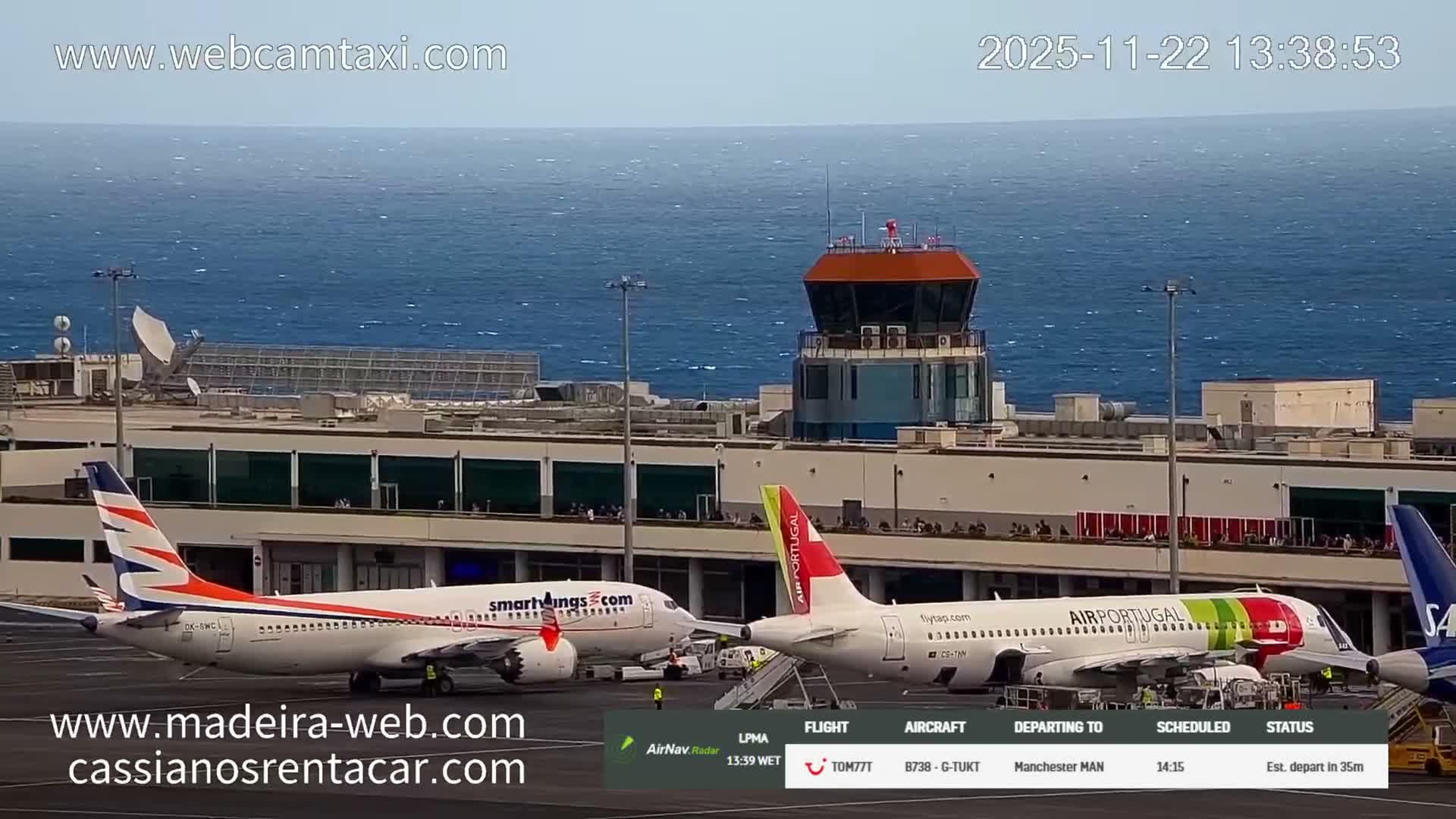 Desertas Island & Funchal Cristiano Ronaldo Madeira  International Airport Radio & Live Cam 360 Panaromic FNC/LPMA - Santa Cruz , Madeira, Portugal