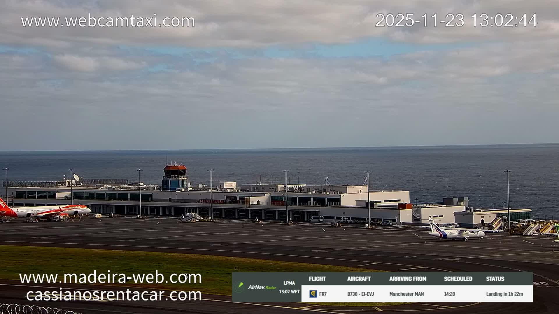 Desertas Island & Funchal Cristiano Ronaldo Madeira  International Airport Radio & Live Cam 360 Panaromic FNC/LPMA - Santa Cruz , Madeira, Portugal