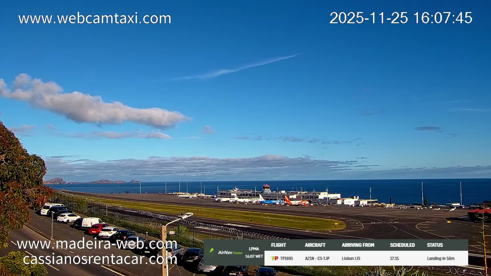 Desertas Island & Funchal Cristiano Ronaldo Madeira  International Airport Radio & Live Cam 360 Panaromic FNC/LPMA - Santa Cruz , Madeira, Portugal