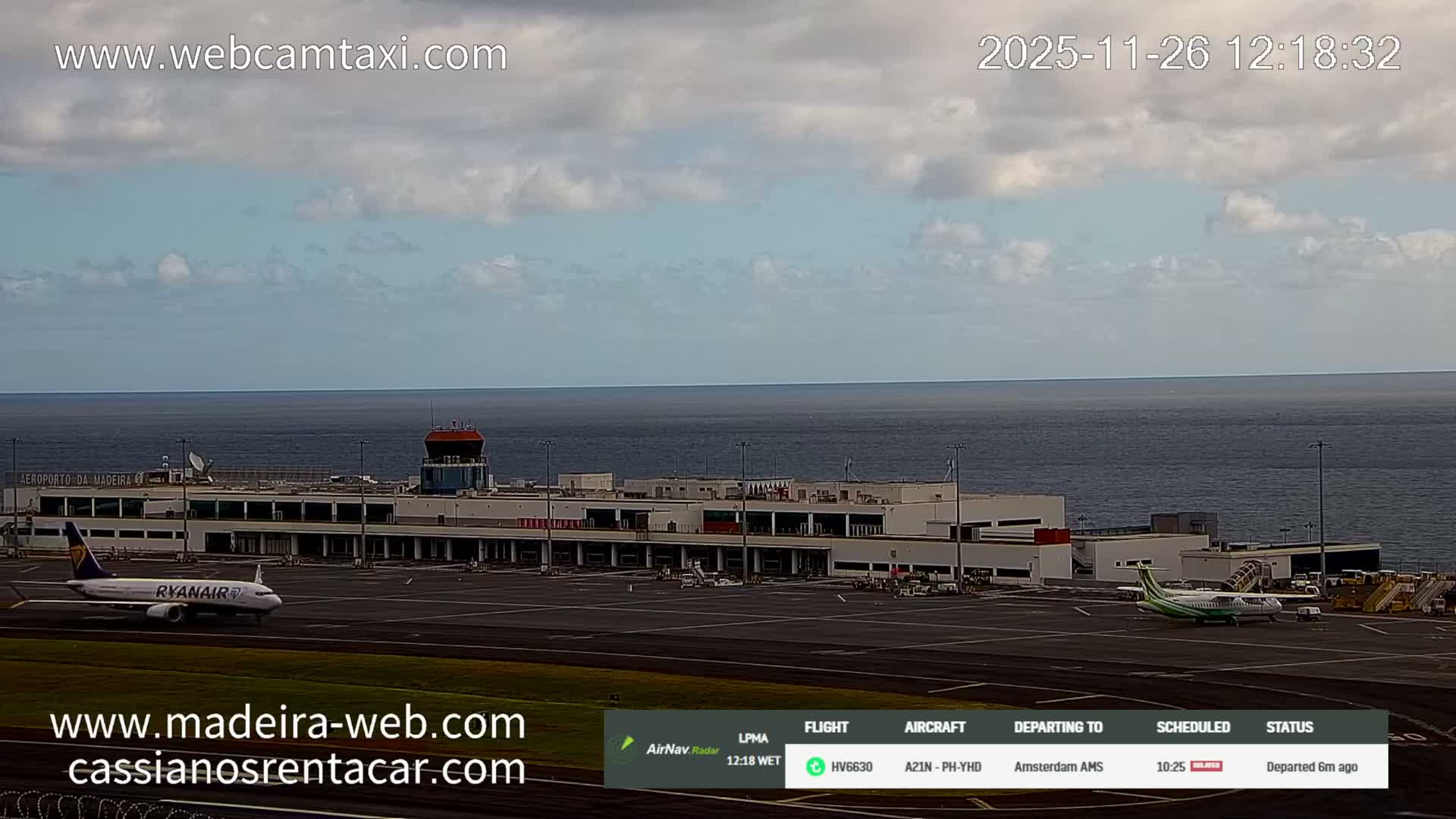 Desertas Island & Funchal Cristiano Ronaldo Madeira  International Airport Radio & Live Cam 360 Panaromic FNC/LPMA - Santa Cruz , Madeira, Portugal