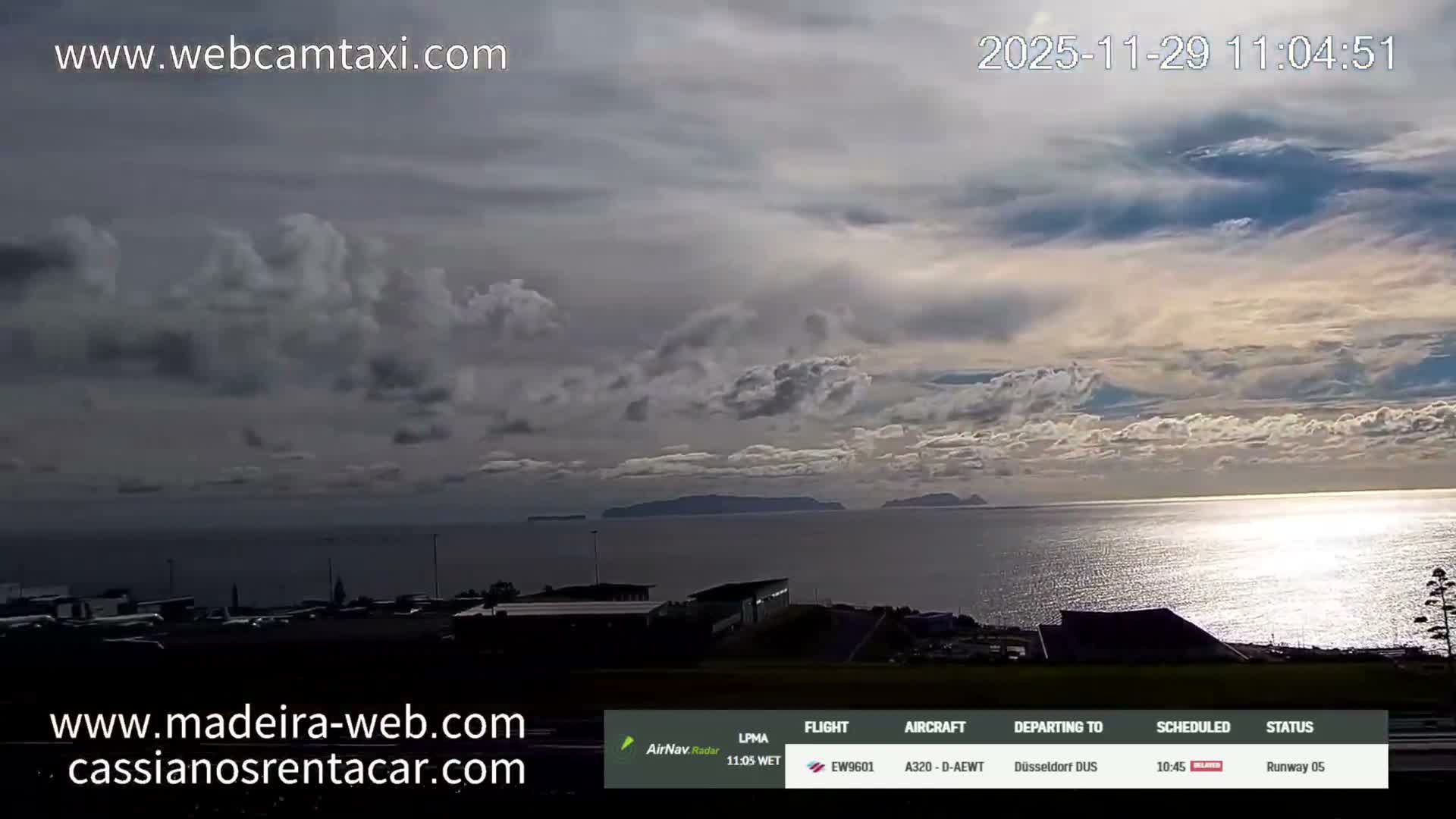 Desertas Island & Funchal Cristiano Ronaldo Madeira  International Airport Radio & Live Cam 360 Panaromic FNC/LPMA - Santa Cruz , Madeira, Portugal