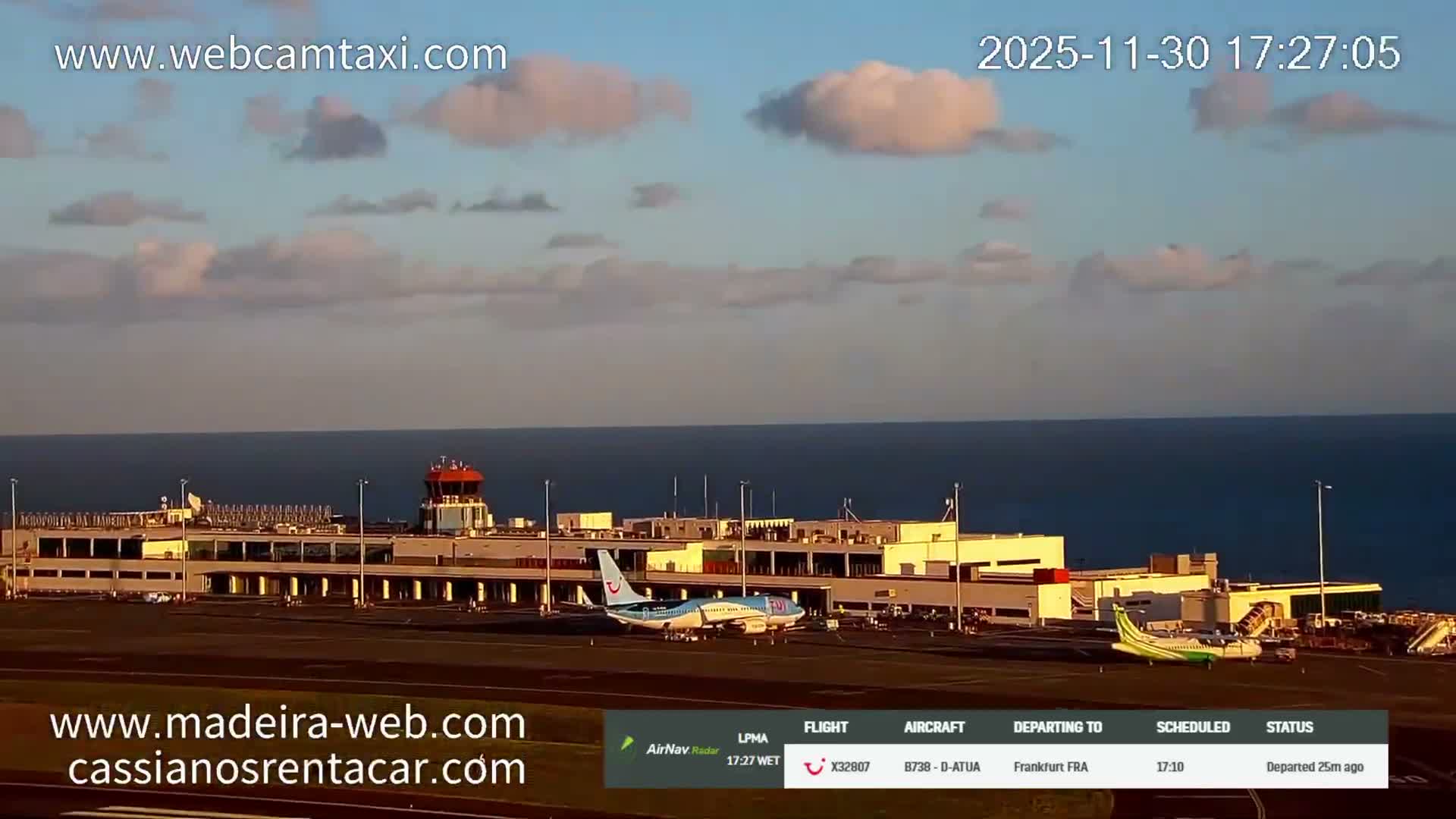 Desertas Island & Funchal Cristiano Ronaldo Madeira  International Airport Radio & Live Cam 360 Panaromic FNC/LPMA - Santa Cruz , Madeira, Portugal