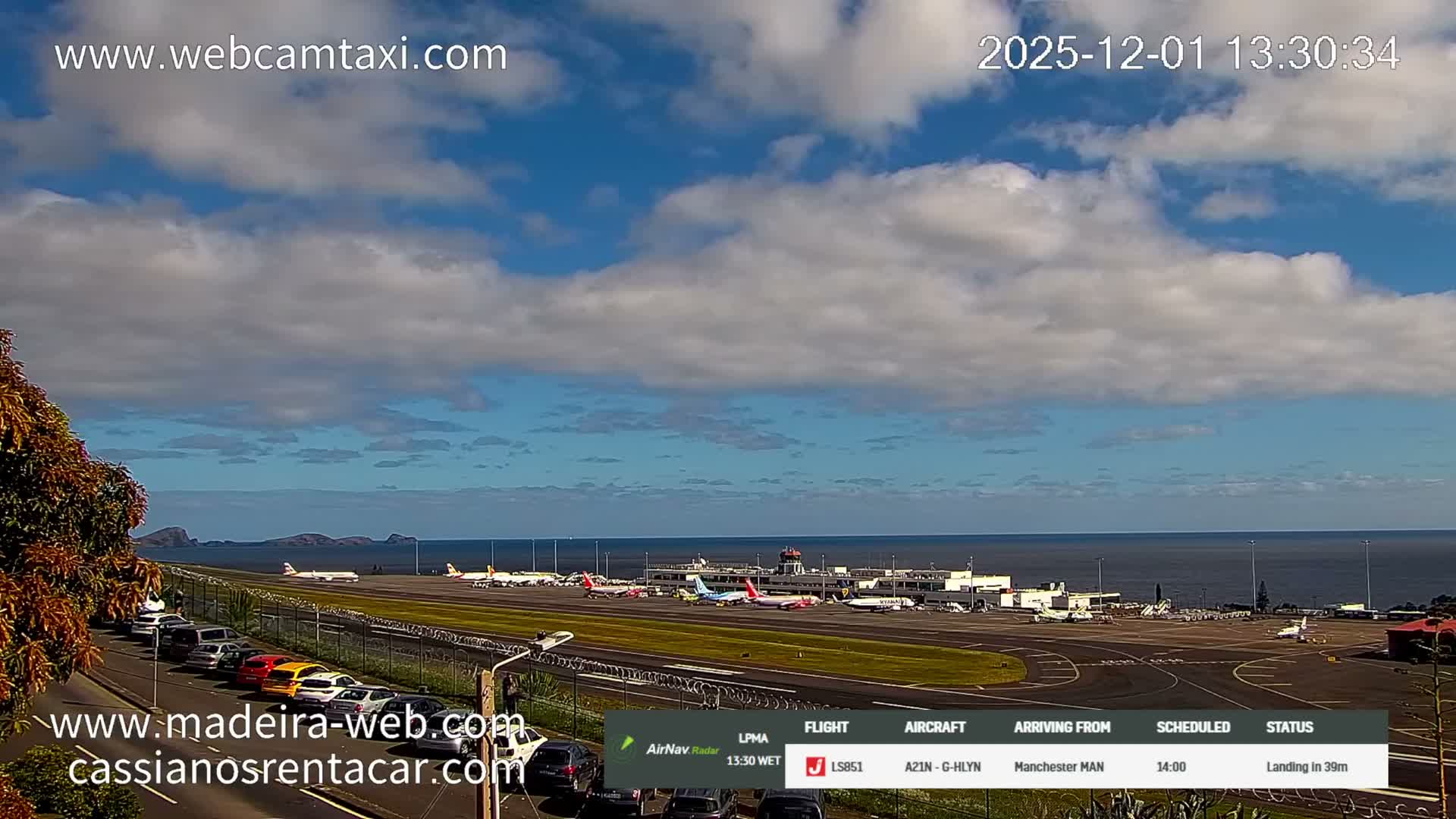 Desertas Island & Funchal Cristiano Ronaldo Madeira  International Airport Radio & Live Cam 360 Panaromic FNC/LPMA - Santa Cruz , Madeira, Portugal