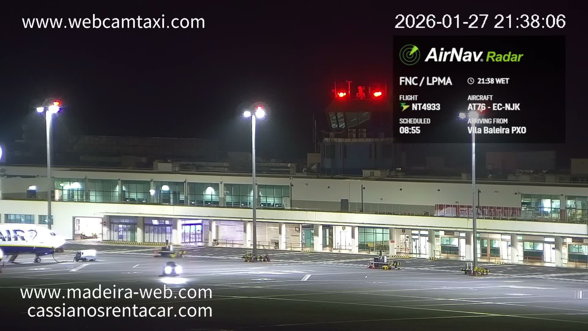 Desertas Island & Funchal Cristiano Ronaldo Madeira  International Airport Radio & Live Cam 360 Panaromic FNC/LPMA - Santa Cruz , Madeira, Portugal