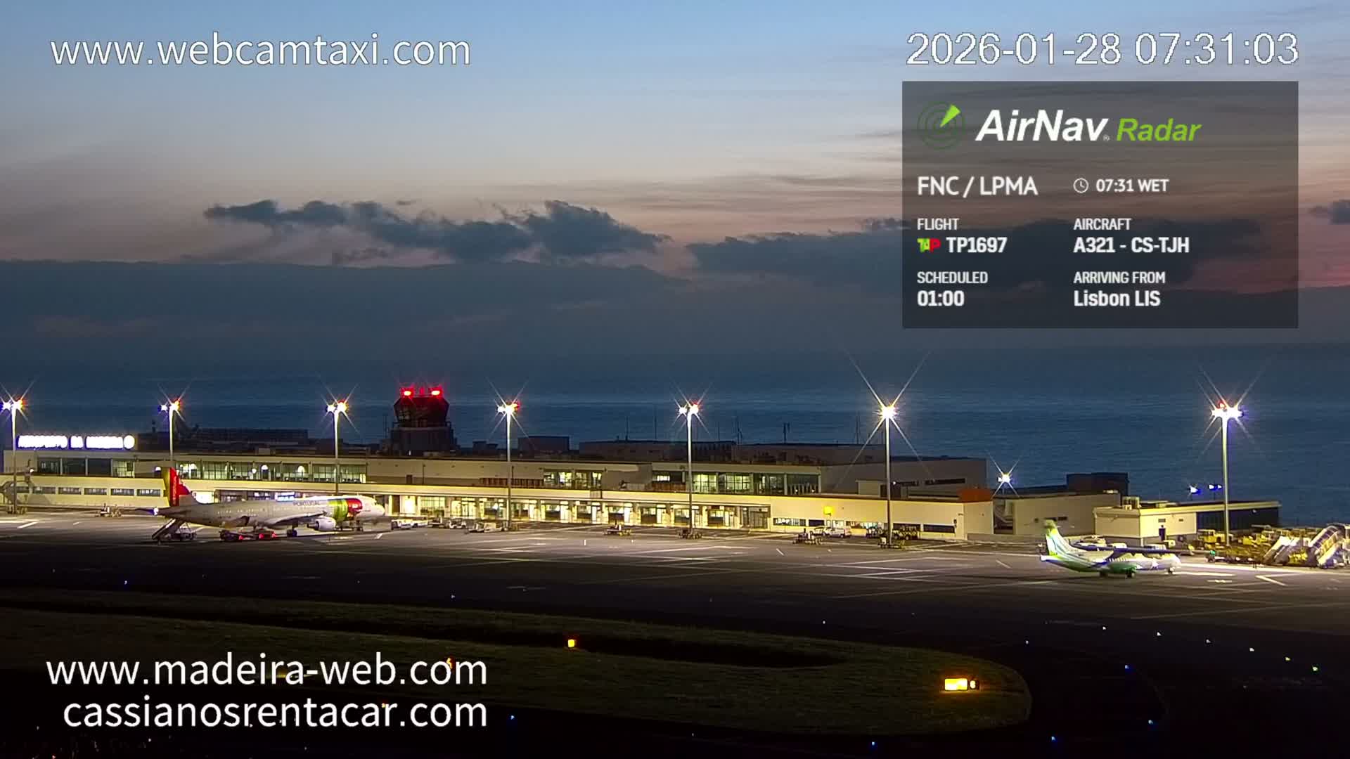 Desertas Island & Funchal Cristiano Ronaldo Madeira  International Airport Radio & Live Cam 360 Panaromic FNC/LPMA - Santa Cruz , Madeira, Portugal
