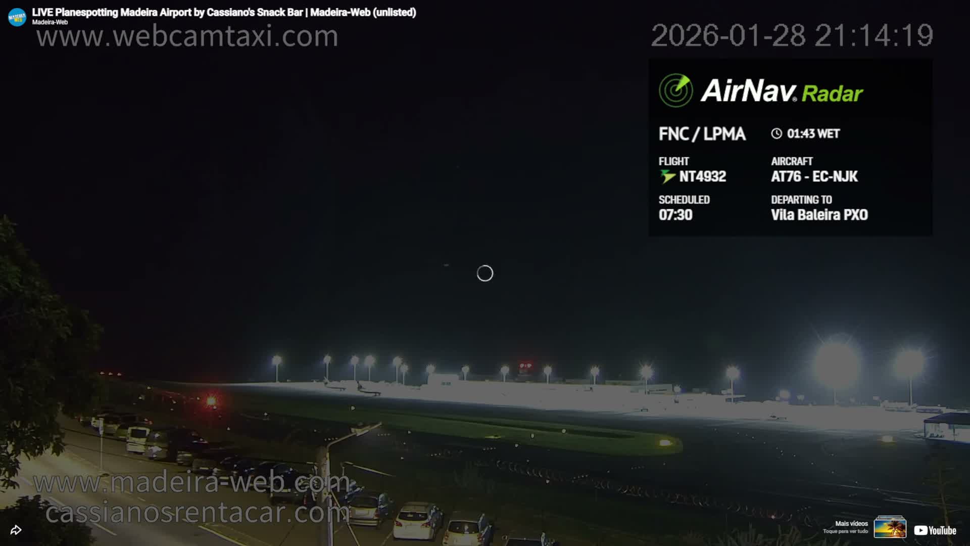 Desertas Island & Funchal Cristiano Ronaldo Madeira  International Airport Radio & Live Cam 360 Panaromic FNC/LPMA - Santa Cruz , Madeira, Portugal