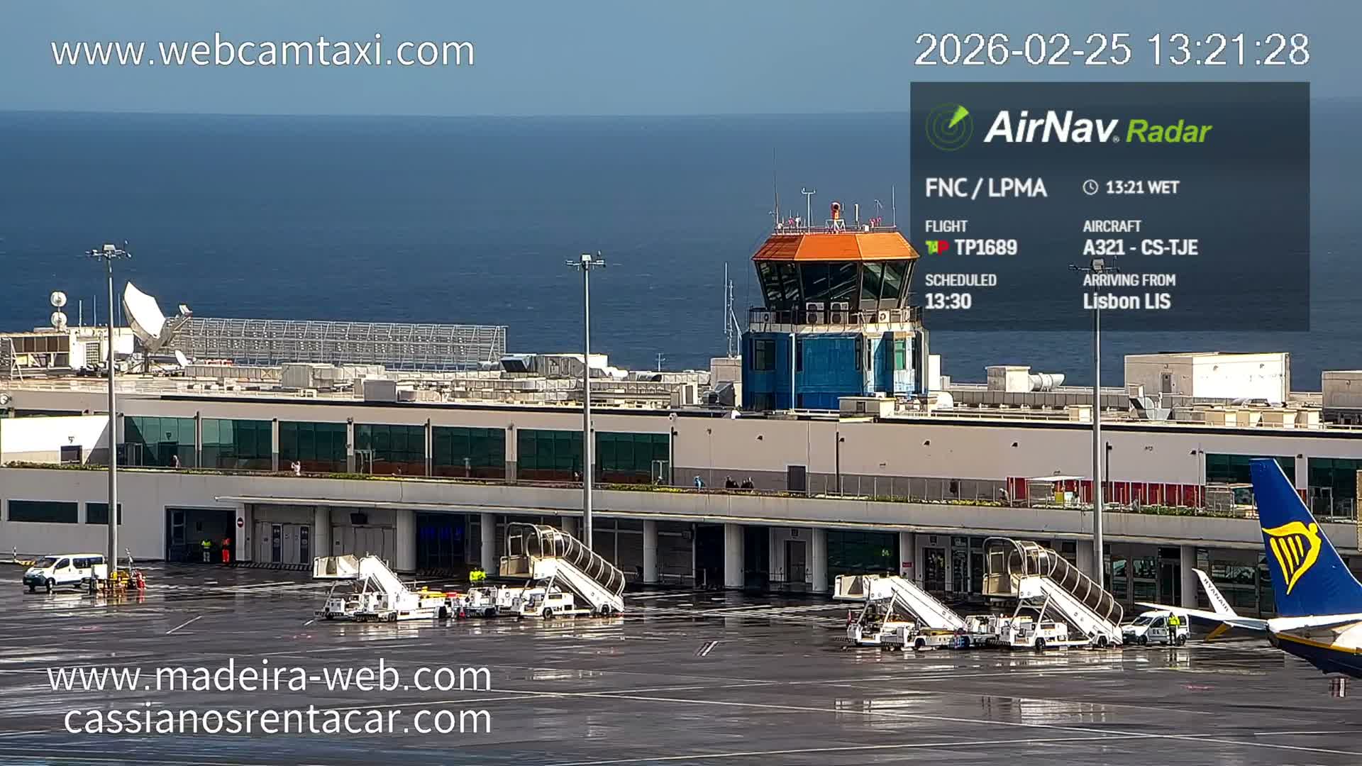 Desertas Island & Funchal Cristiano Ronaldo Madeira  International Airport Radio & Live Cam 360 Panaromic FNC/LPMA - Santa Cruz , Madeira, Portugal