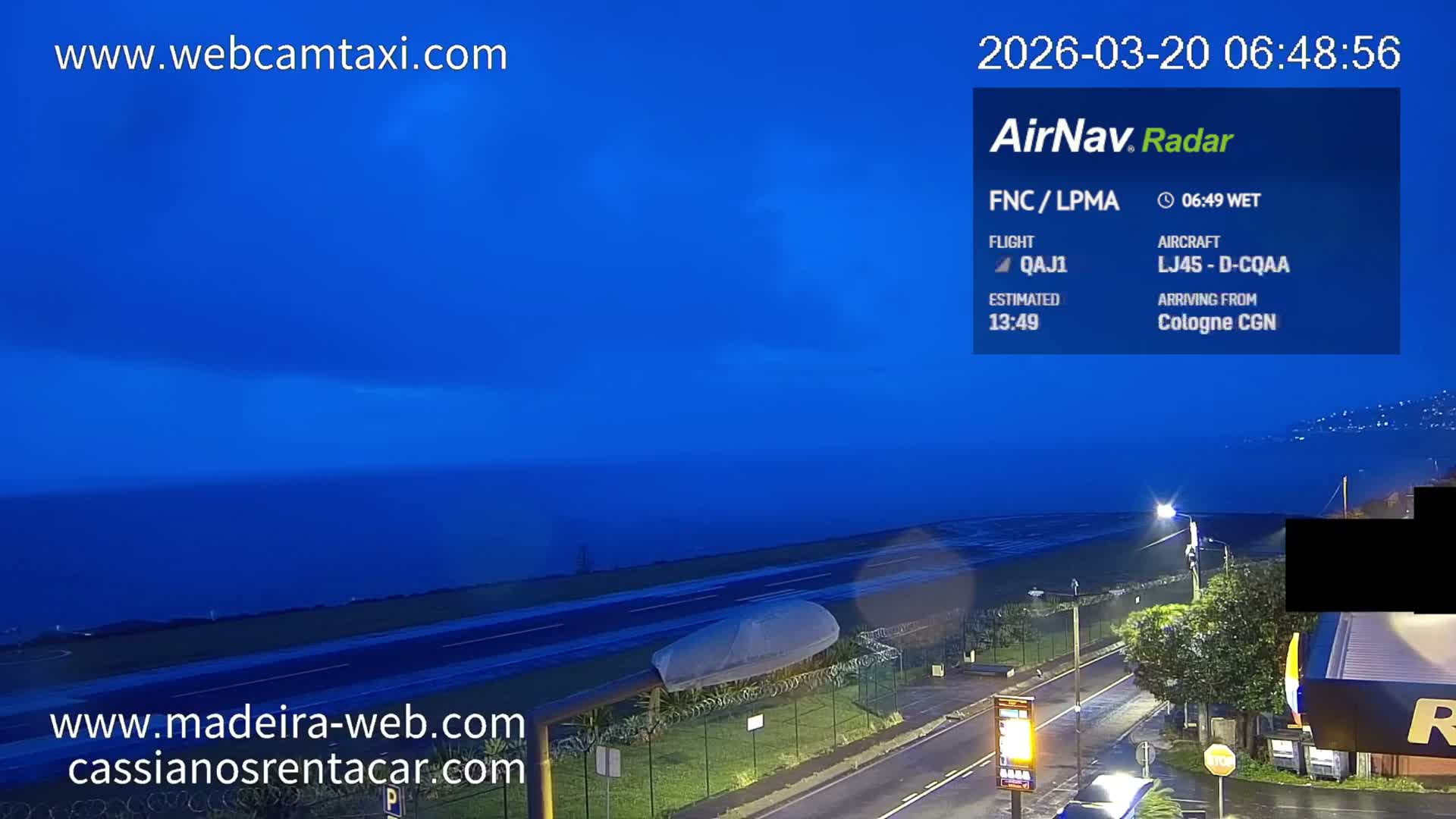 Desertas Island & Funchal Cristiano Ronaldo Madeira  International Airport Radio & Live Cam 360 Panaromic FNC/LPMA - Santa Cruz , Madeira, Portugal