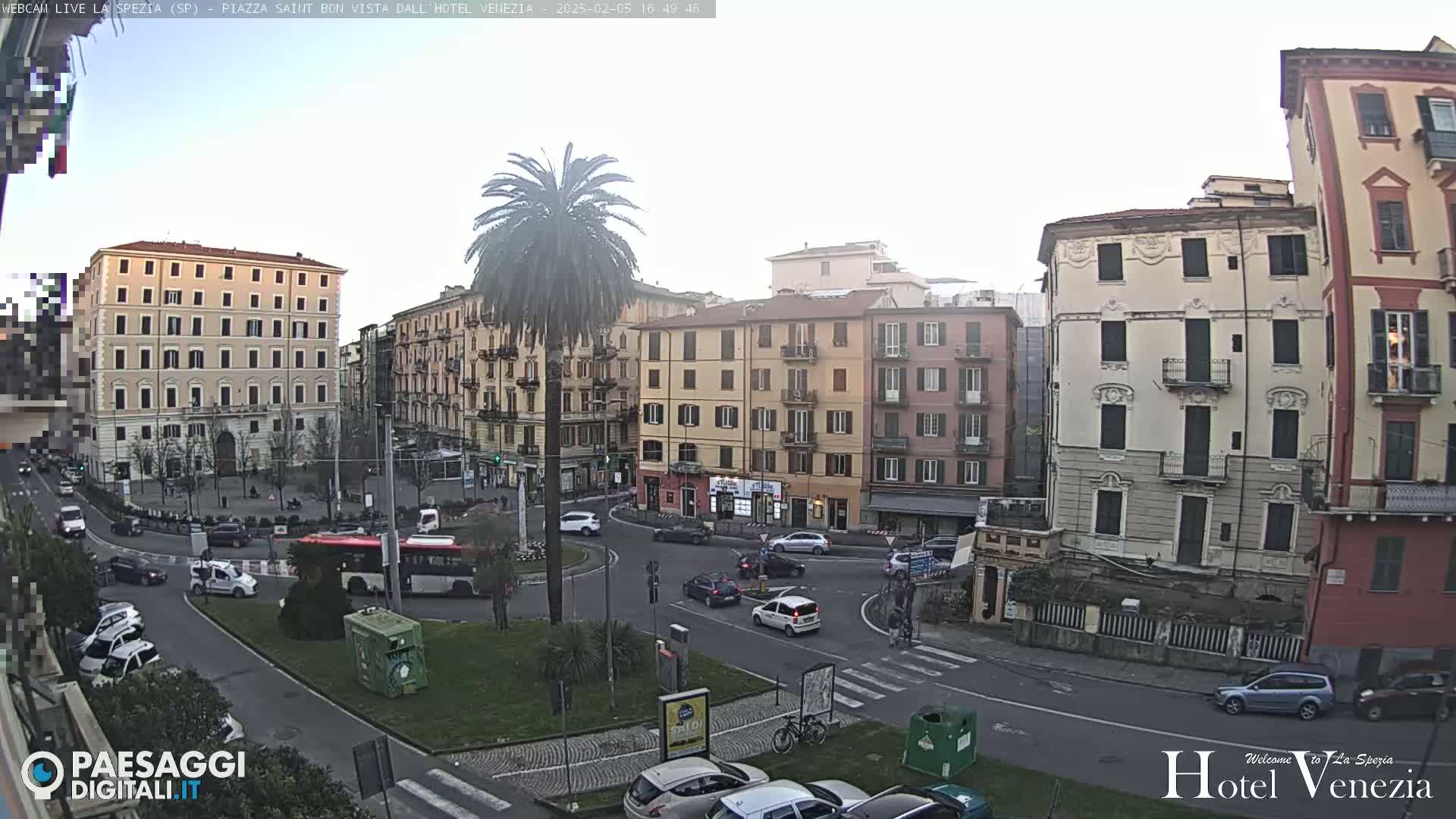 La Spezia Piazza Saint Bon Square Live Cam - Liguria, Italy
