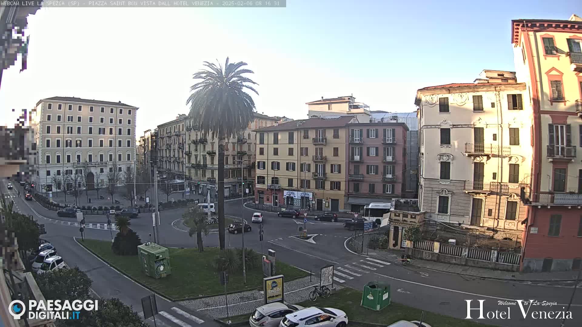 La Spezia Piazza Saint Bon Square Live Cam - Liguria, Italy