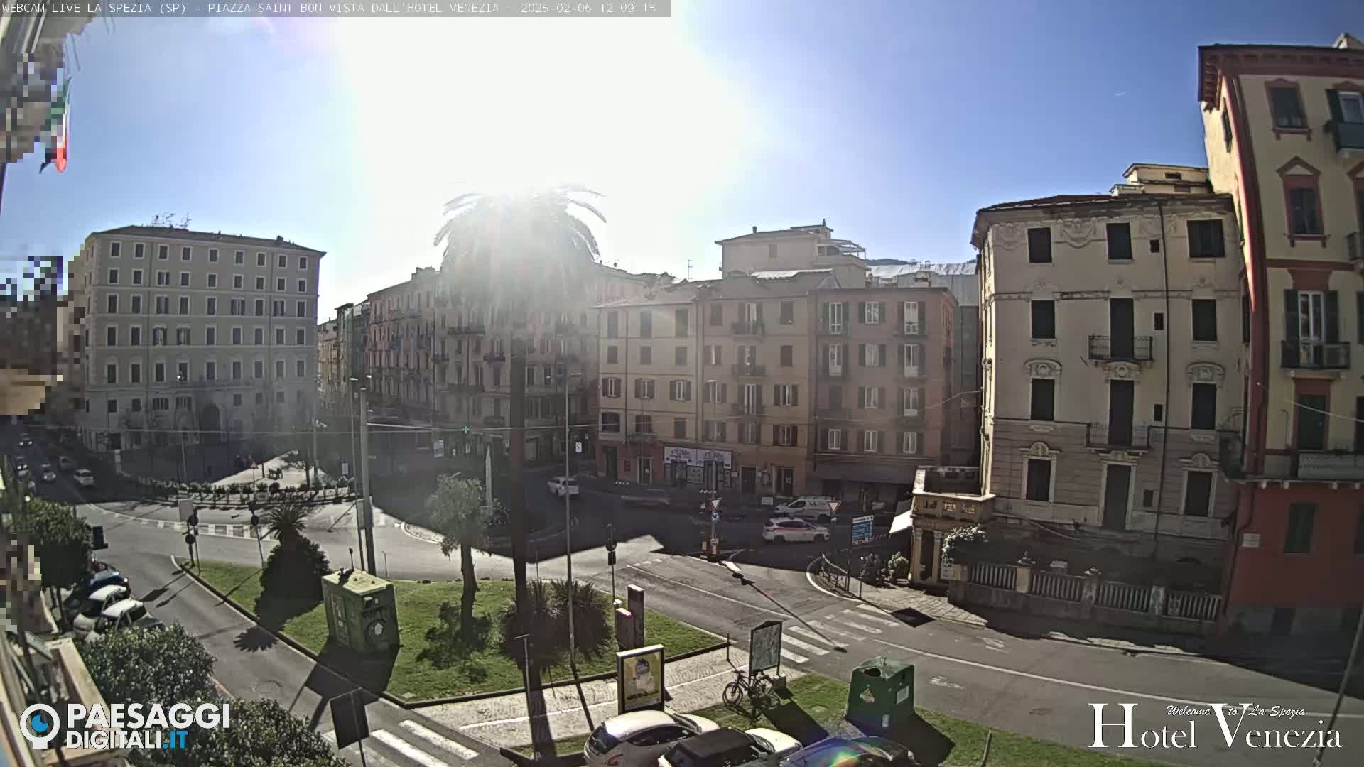La Spezia Piazza Saint Bon Square Live Cam - Liguria, Italy