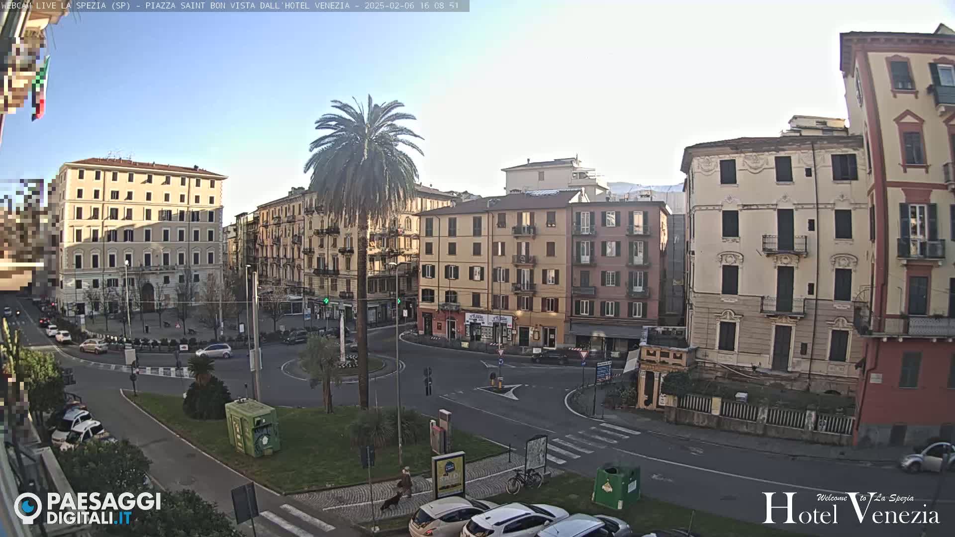 La Spezia Piazza Saint Bon Square Live Cam - Liguria, Italy