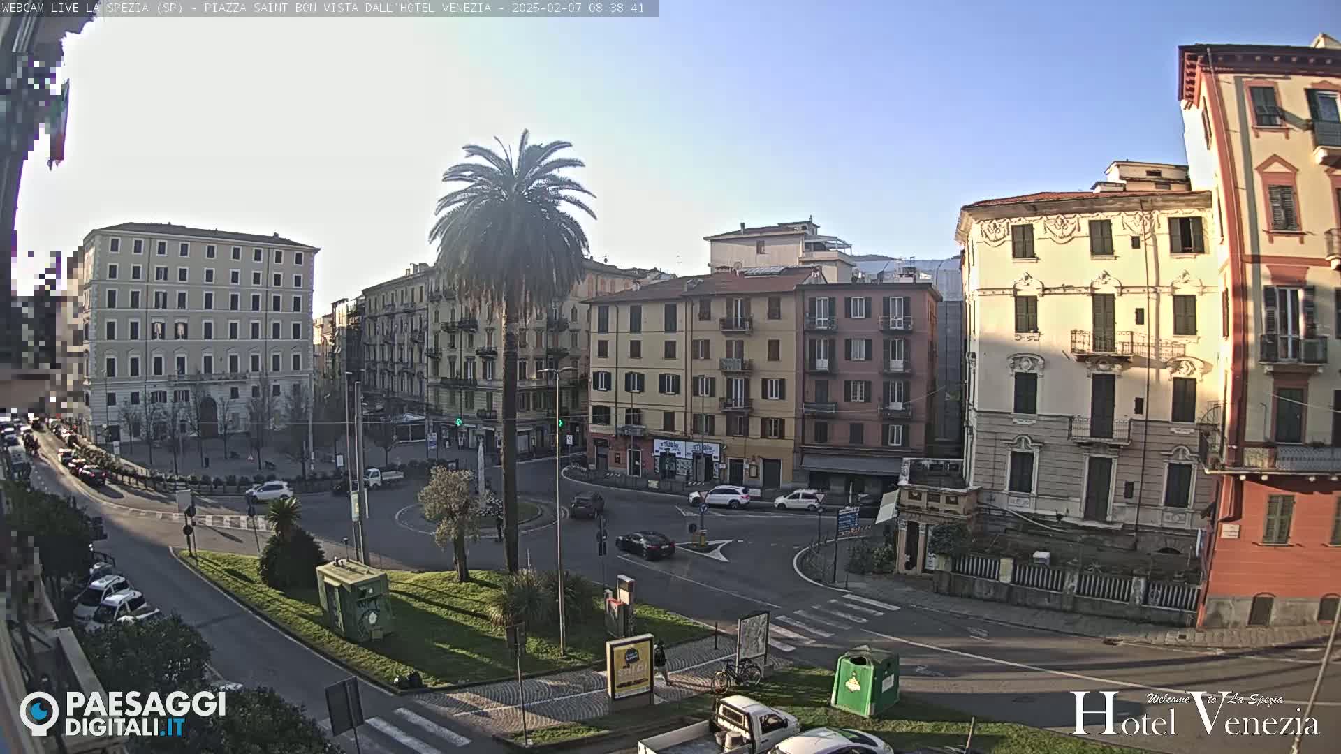 La Spezia Piazza Saint Bon Square Live Cam - Liguria, Italy