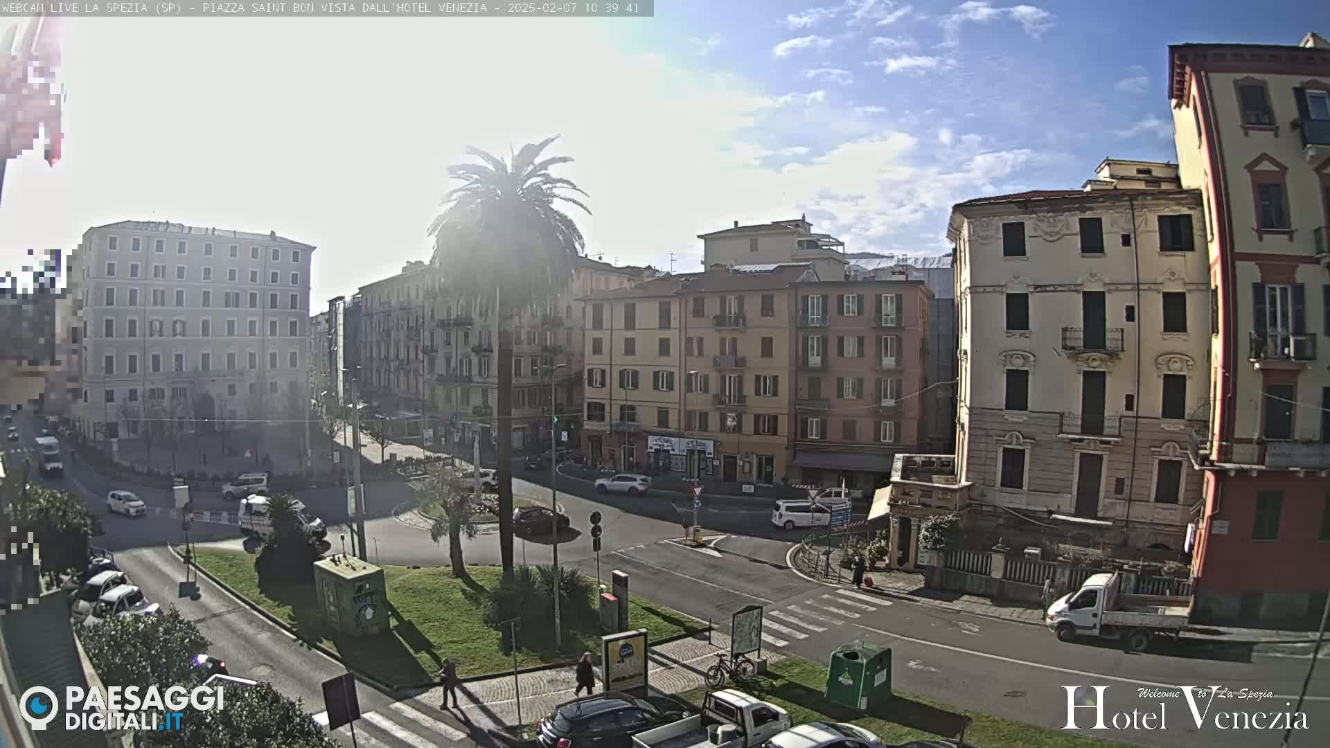 La Spezia Piazza Saint Bon Square Live Cam - Liguria, Italy