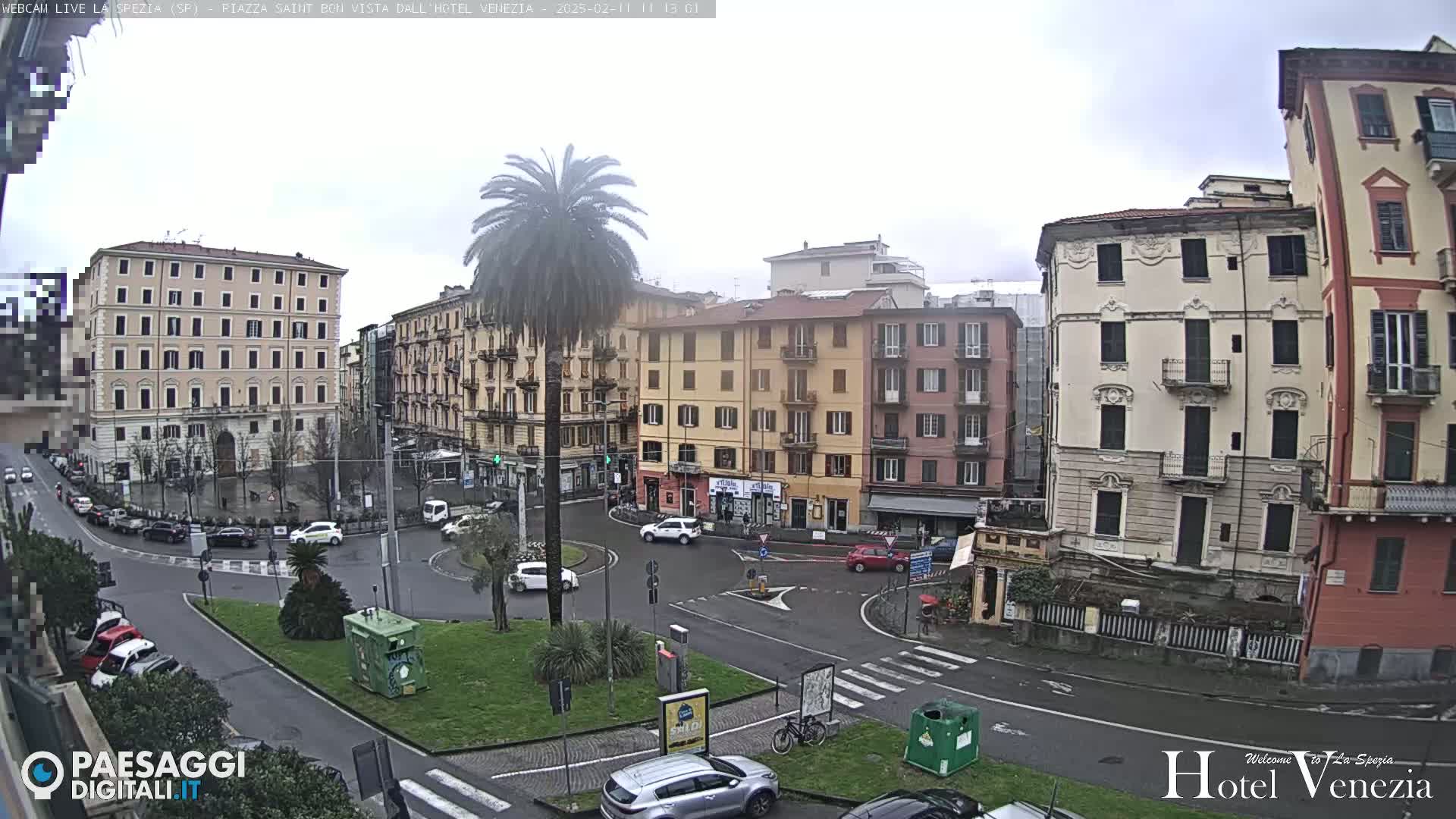 La Spezia Piazza Saint Bon Square Live Cam - Liguria, Italy