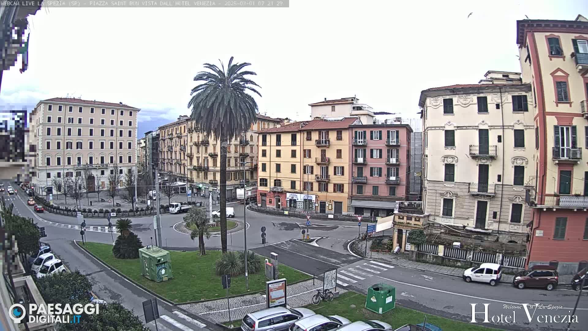 La Spezia Piazza Saint Bon Square Live Cam - Liguria, Italy