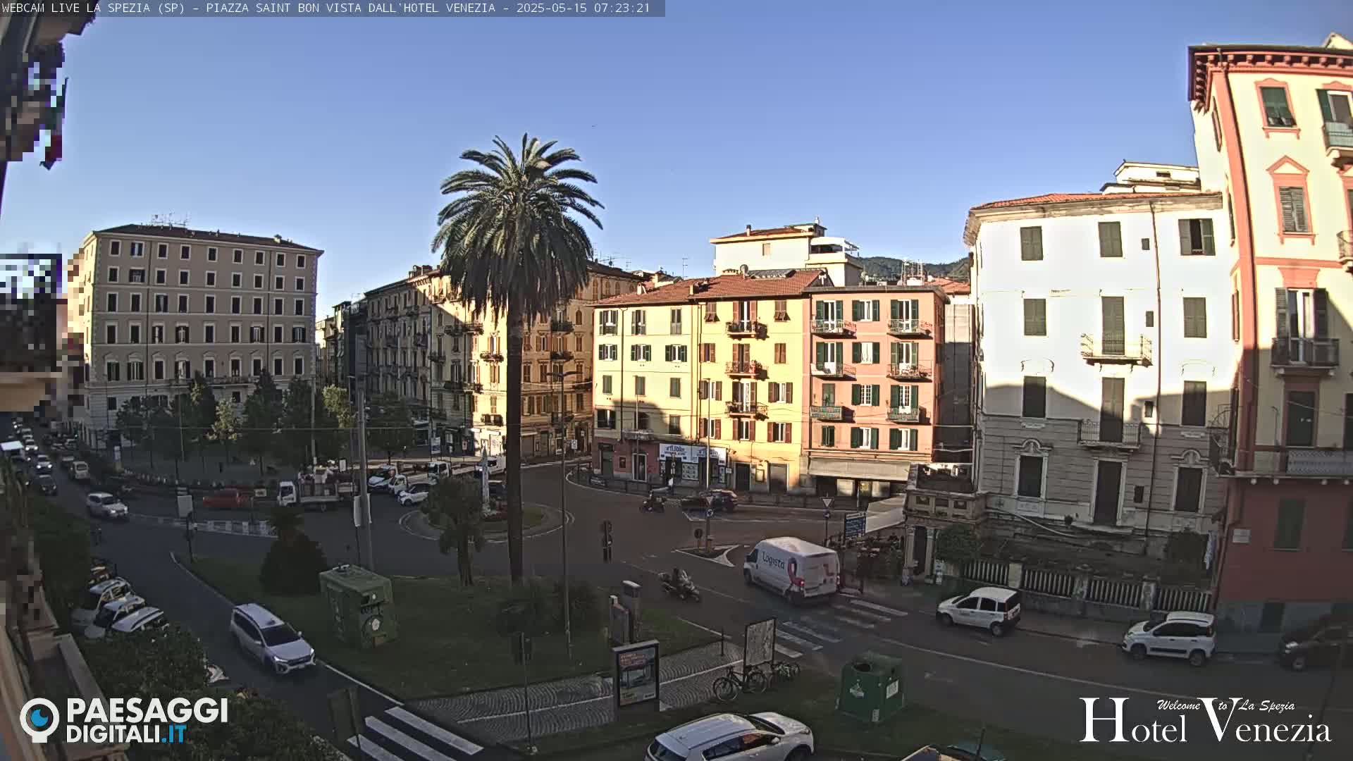 La Spezia Piazza Saint Bon Square Live Cam - Liguria, Italy