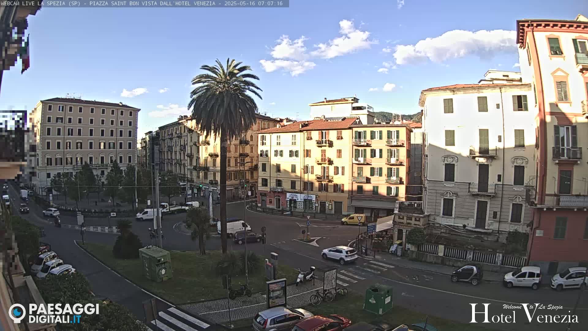 La Spezia Piazza Saint Bon Square Live Cam - Liguria, Italy