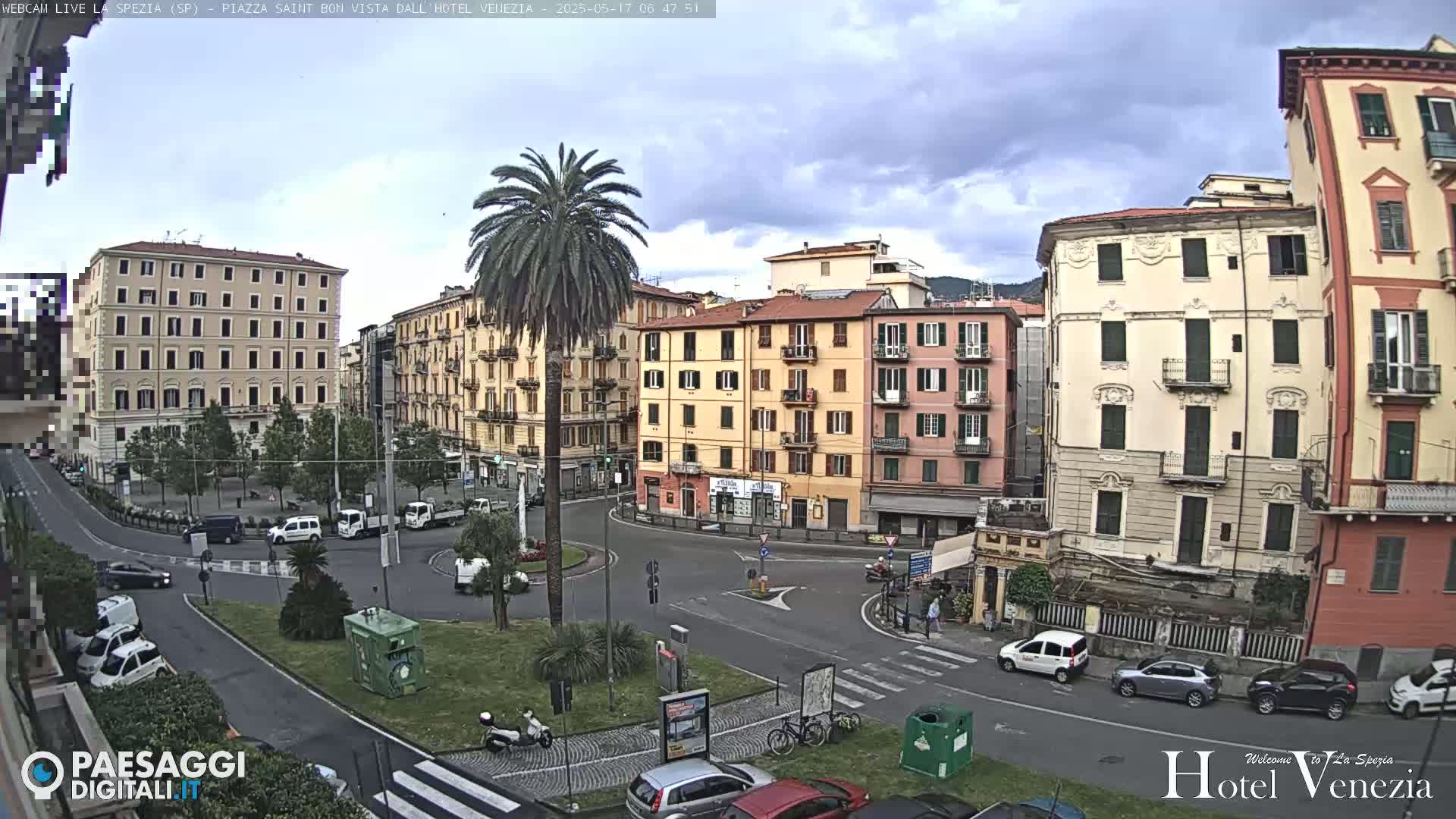 La Spezia Piazza Saint Bon Square Live Cam - Liguria, Italy