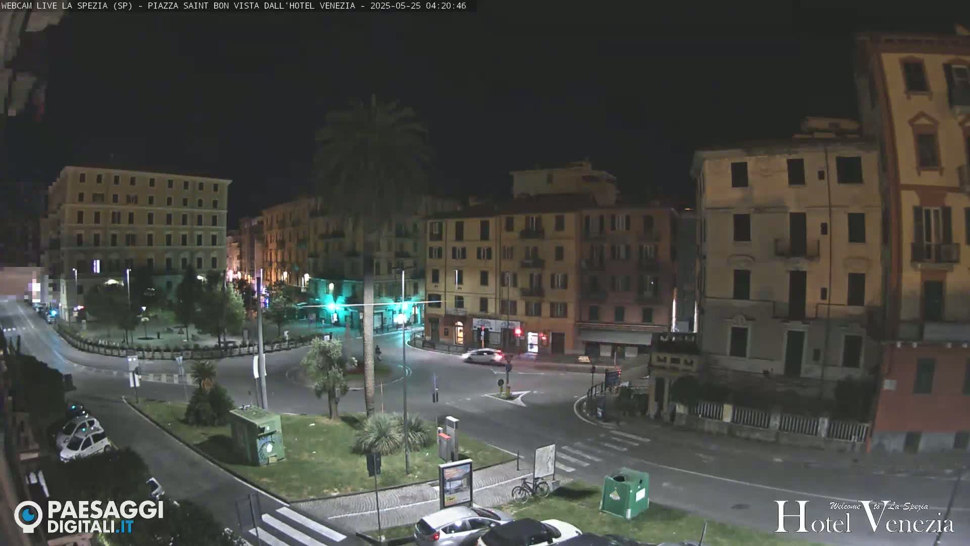 La Spezia Piazza Saint Bon Square Live Cam - Liguria, Italy