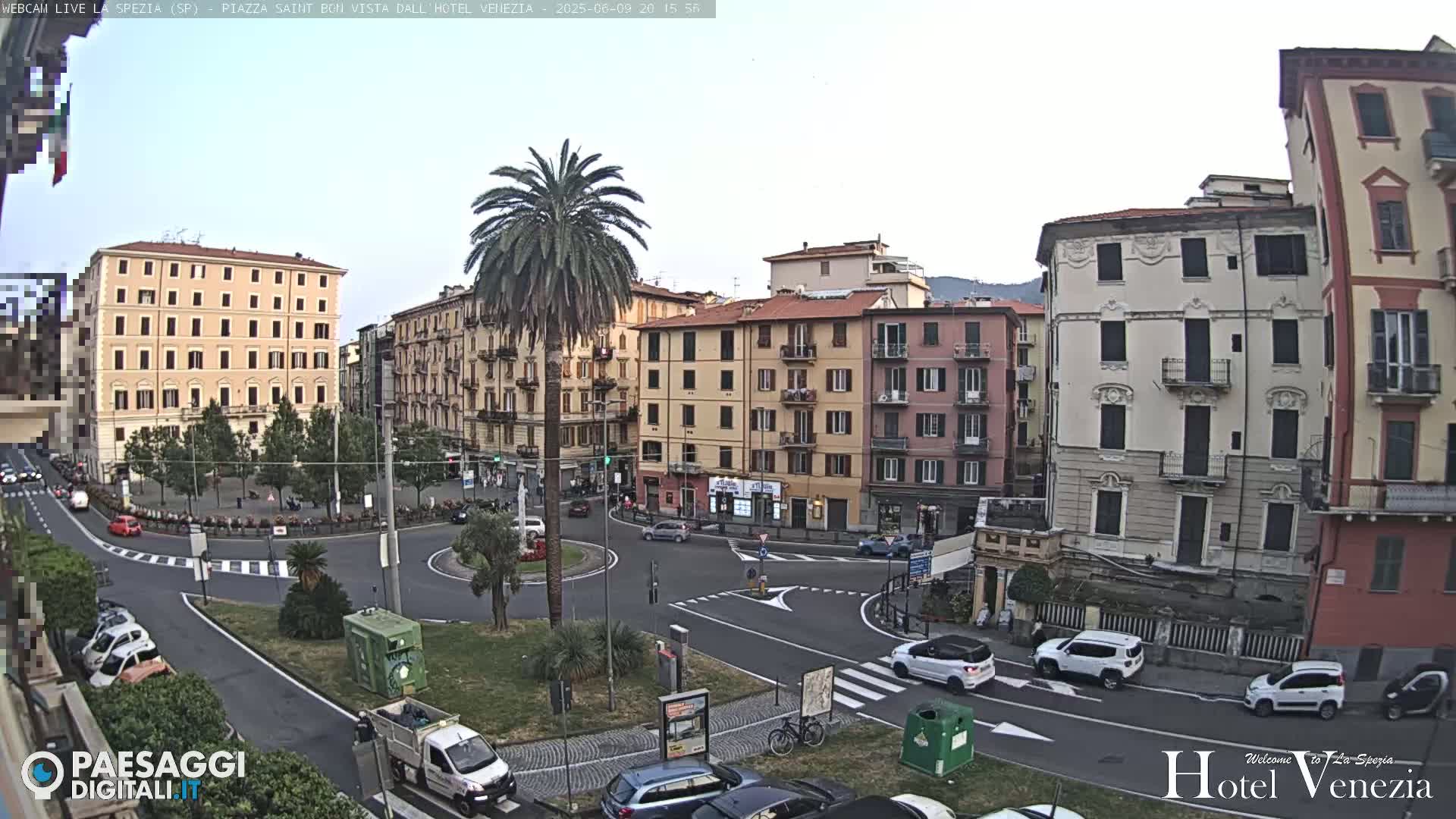 La Spezia Piazza Saint Bon Square Live Cam - Liguria, Italy