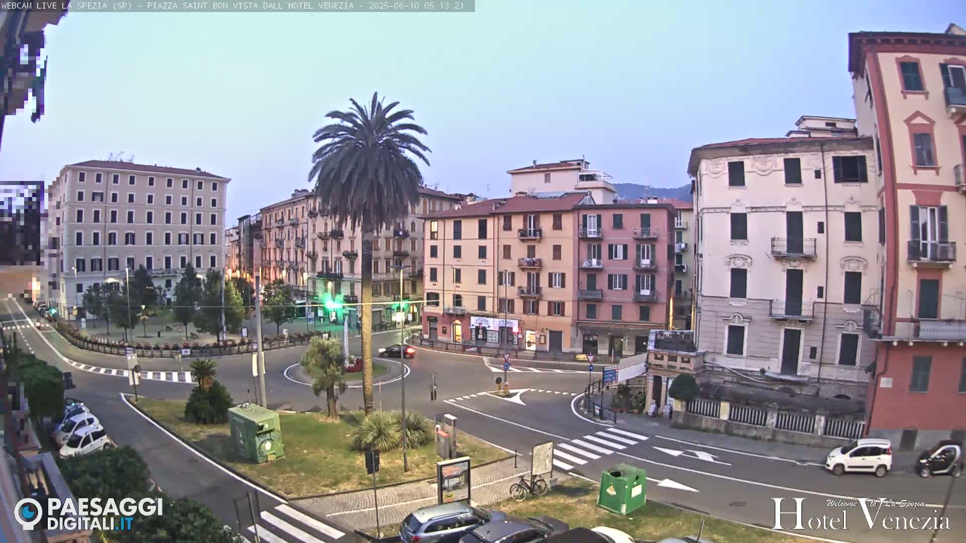 La Spezia Piazza Saint Bon Square Live Cam - Liguria, Italy