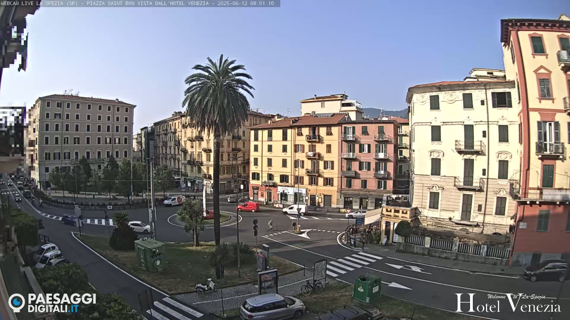 La Spezia Piazza Saint Bon Square Live Cam - Liguria, Italy