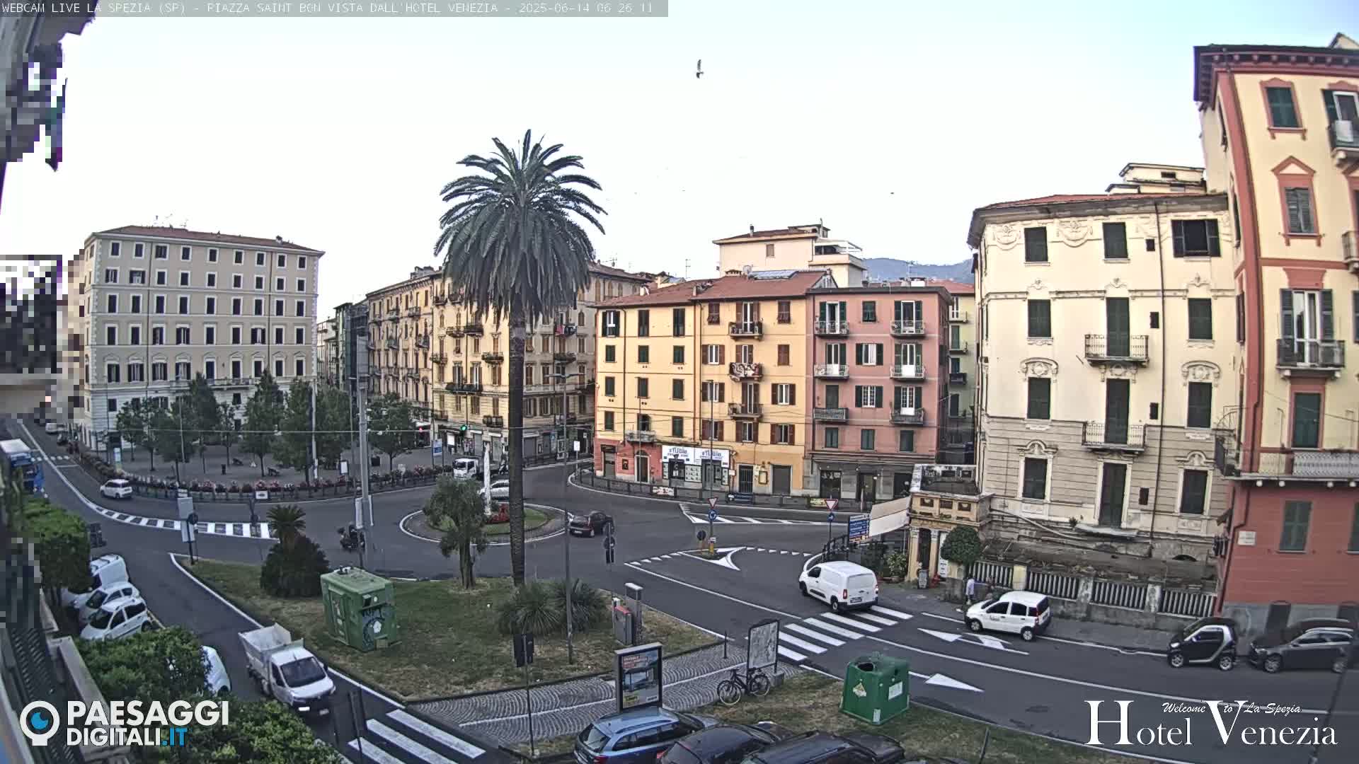 La Spezia Piazza Saint Bon Square Live Cam - Liguria, Italy