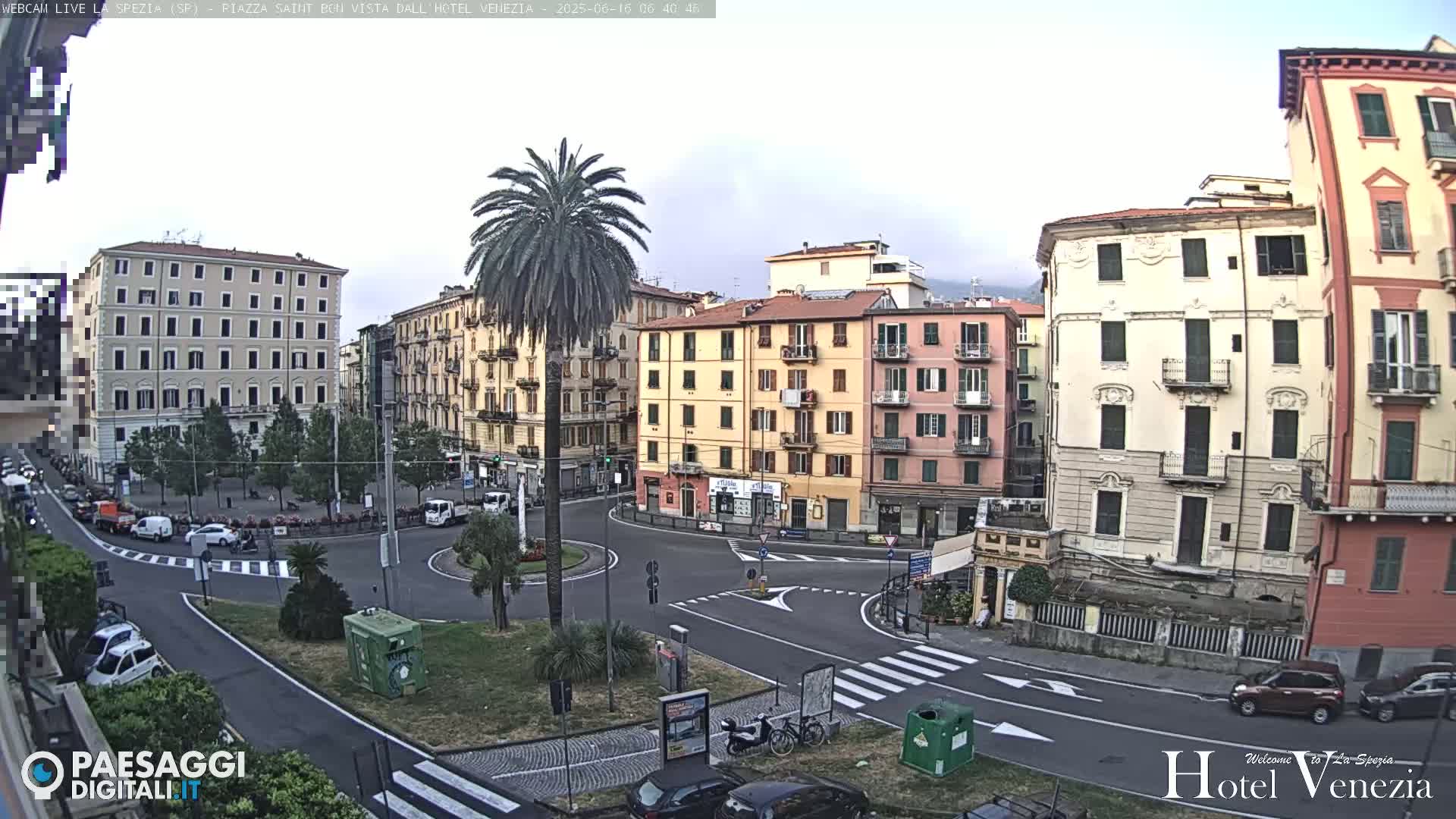 La Spezia Piazza Saint Bon Square Live Cam - Liguria, Italy