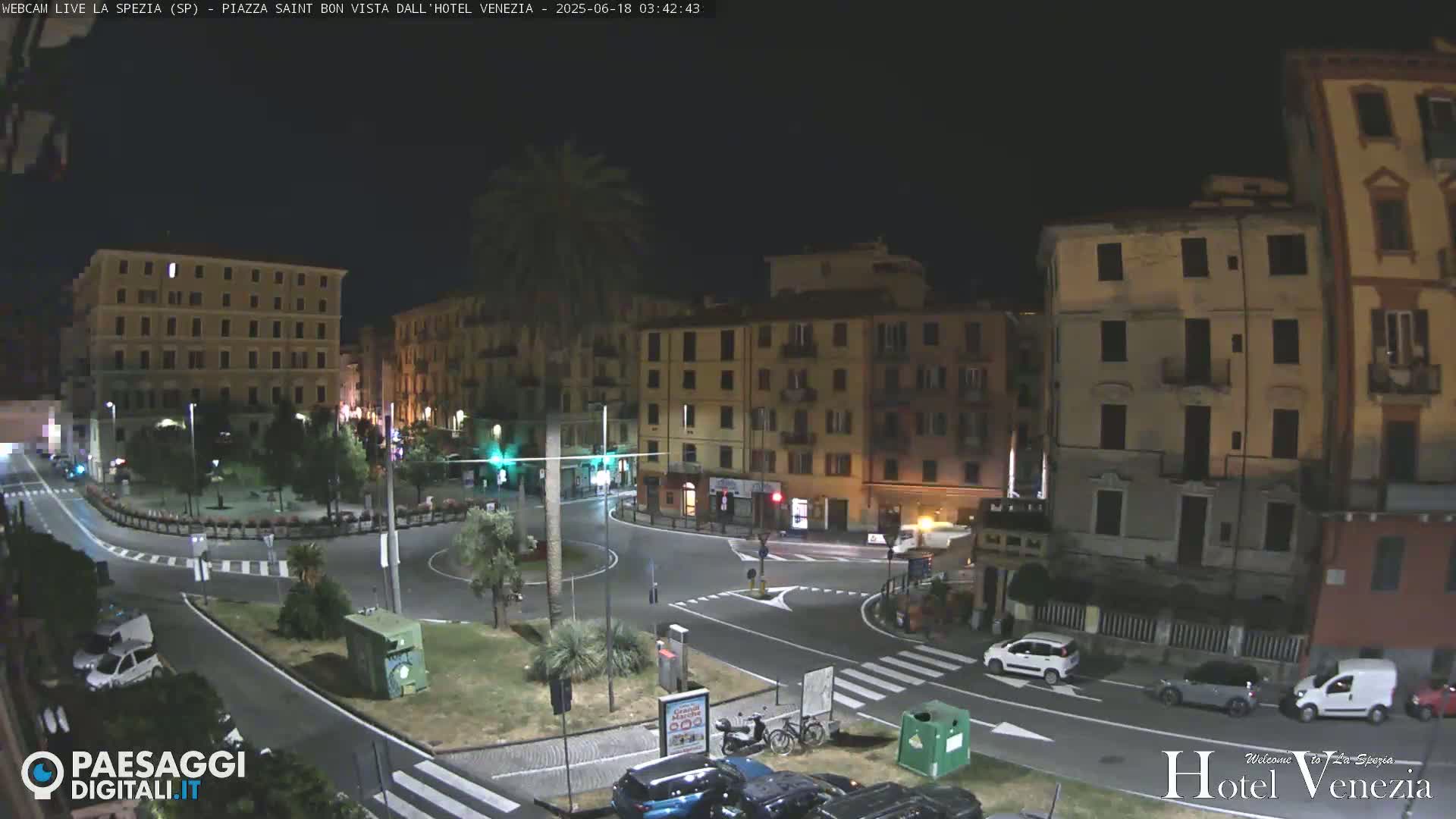 La Spezia Piazza Saint Bon Square Live Cam - Liguria, Italy
