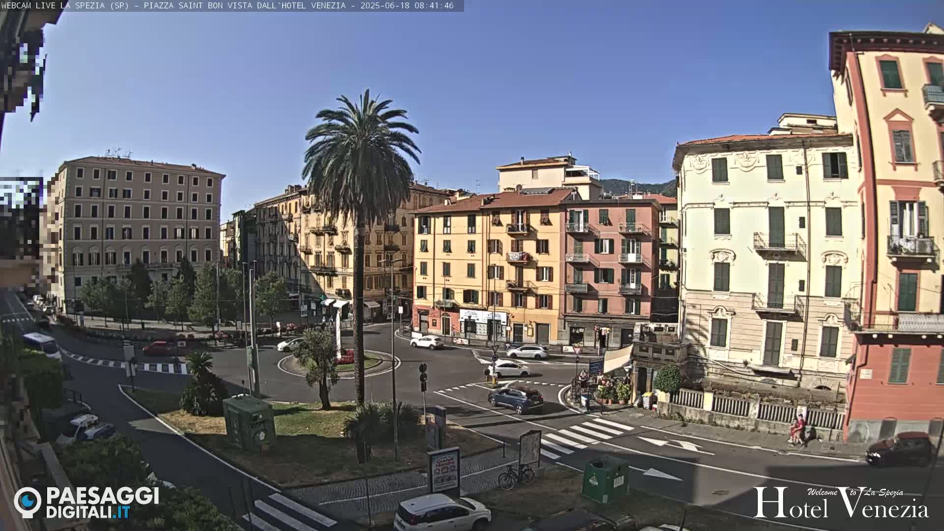 La Spezia Piazza Saint Bon Square Live Cam - Liguria, Italy