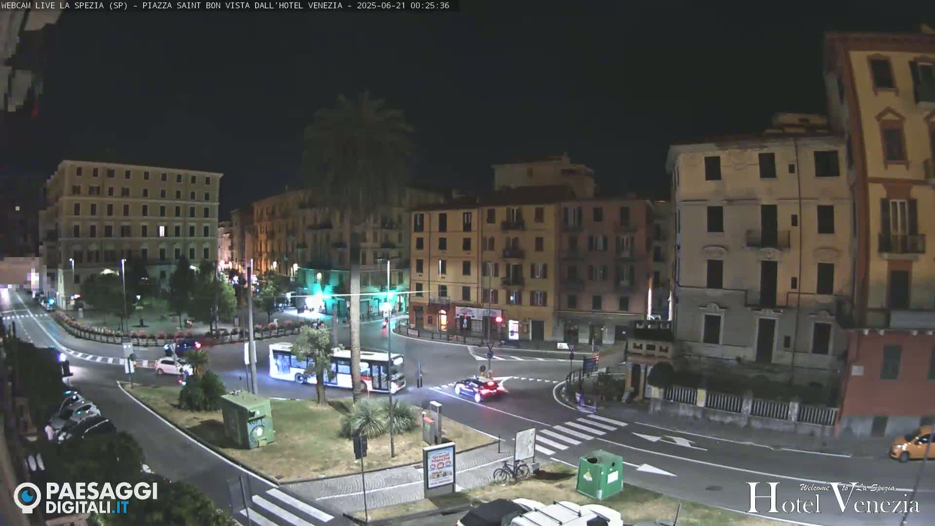 La Spezia Piazza Saint Bon Square Live Cam - Liguria, Italy