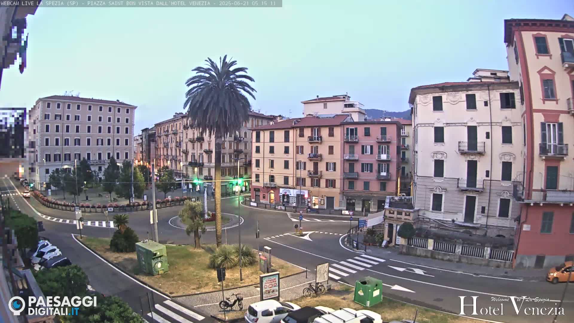 La Spezia Piazza Saint Bon Square Live Cam - Liguria, Italy