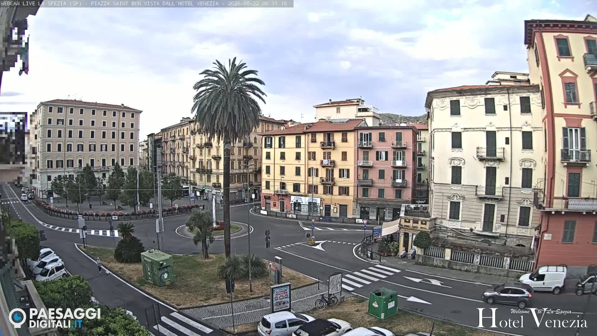 La Spezia Piazza Saint Bon Square Live Cam - Liguria, Italy