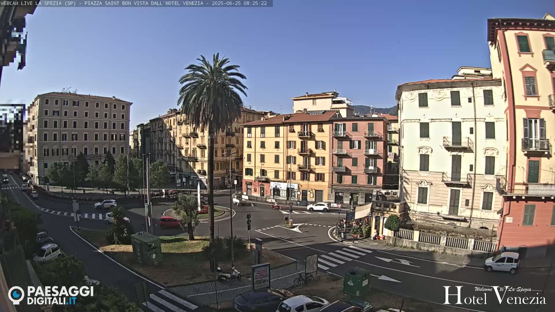 La Spezia Piazza Saint Bon Square Live Cam - Liguria, Italy